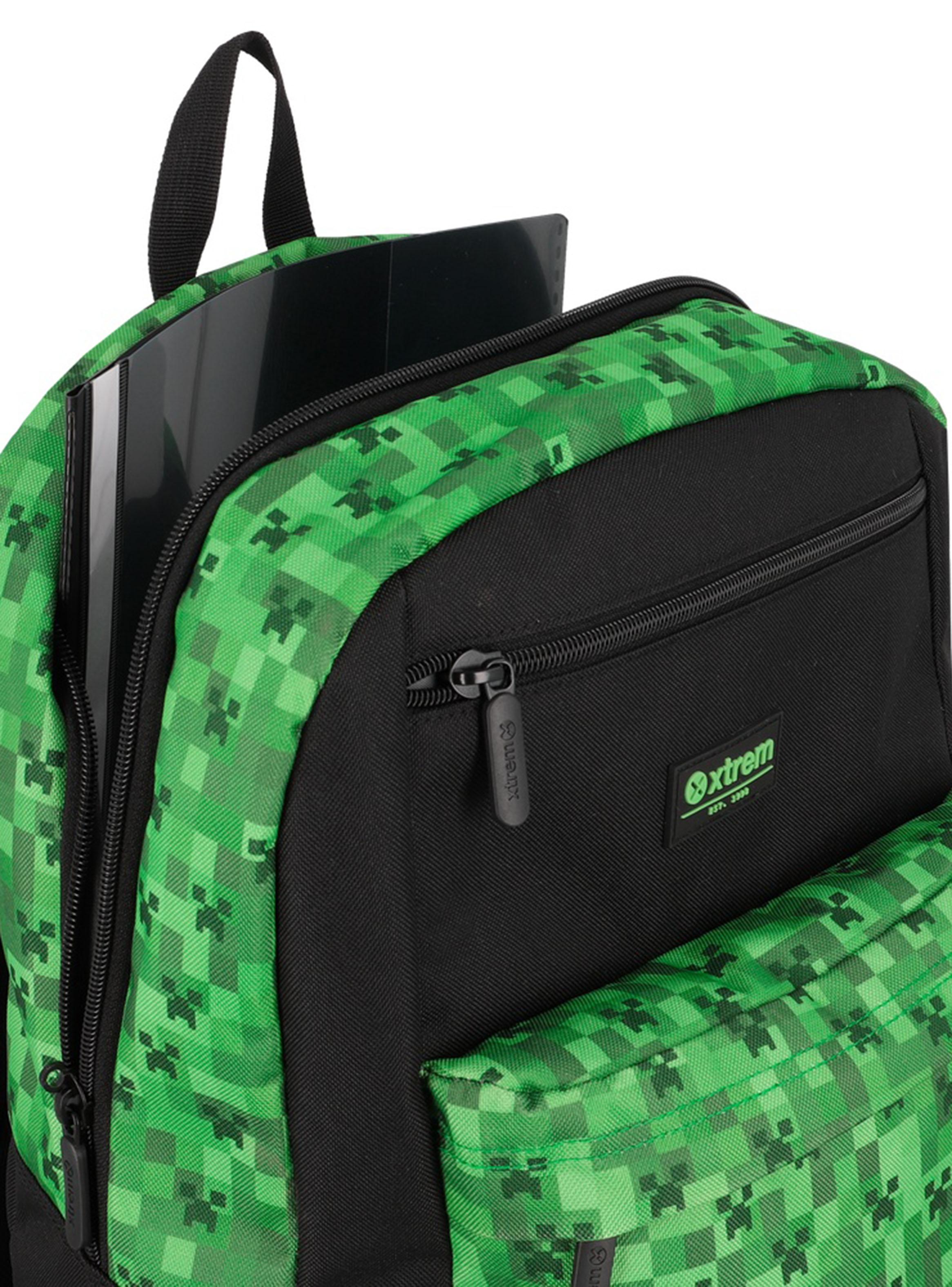 Megapack 6XT Mochila Pixels Verde-3