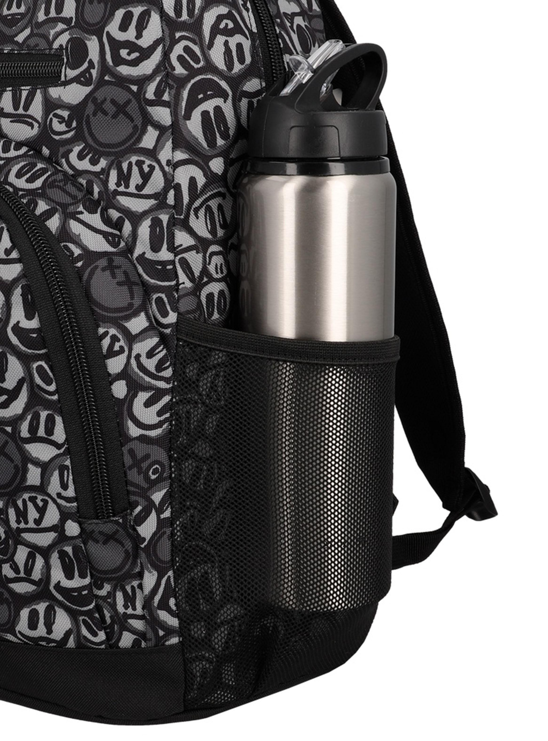 Multipack Mochila Escolar Graffiti Print Negro-3