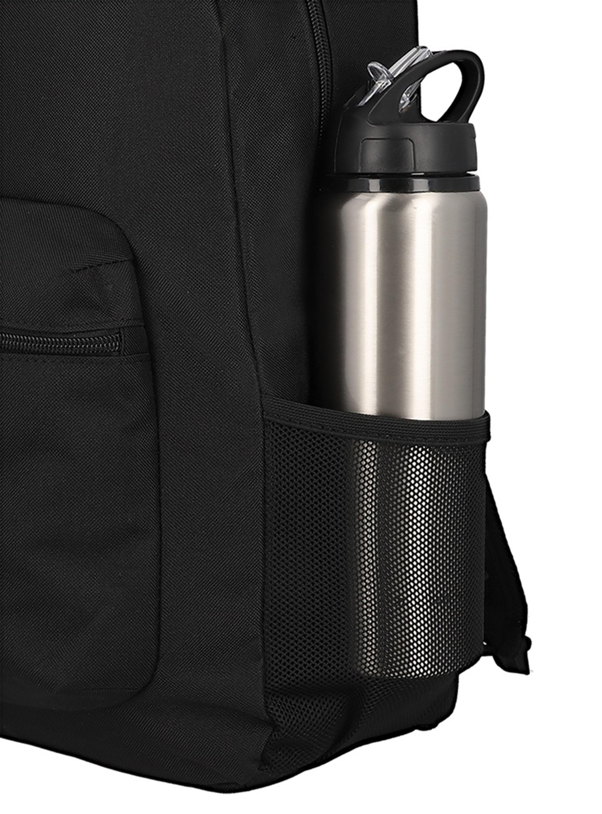 Triple Pack Mochila Escolar Negro y Rosado-2