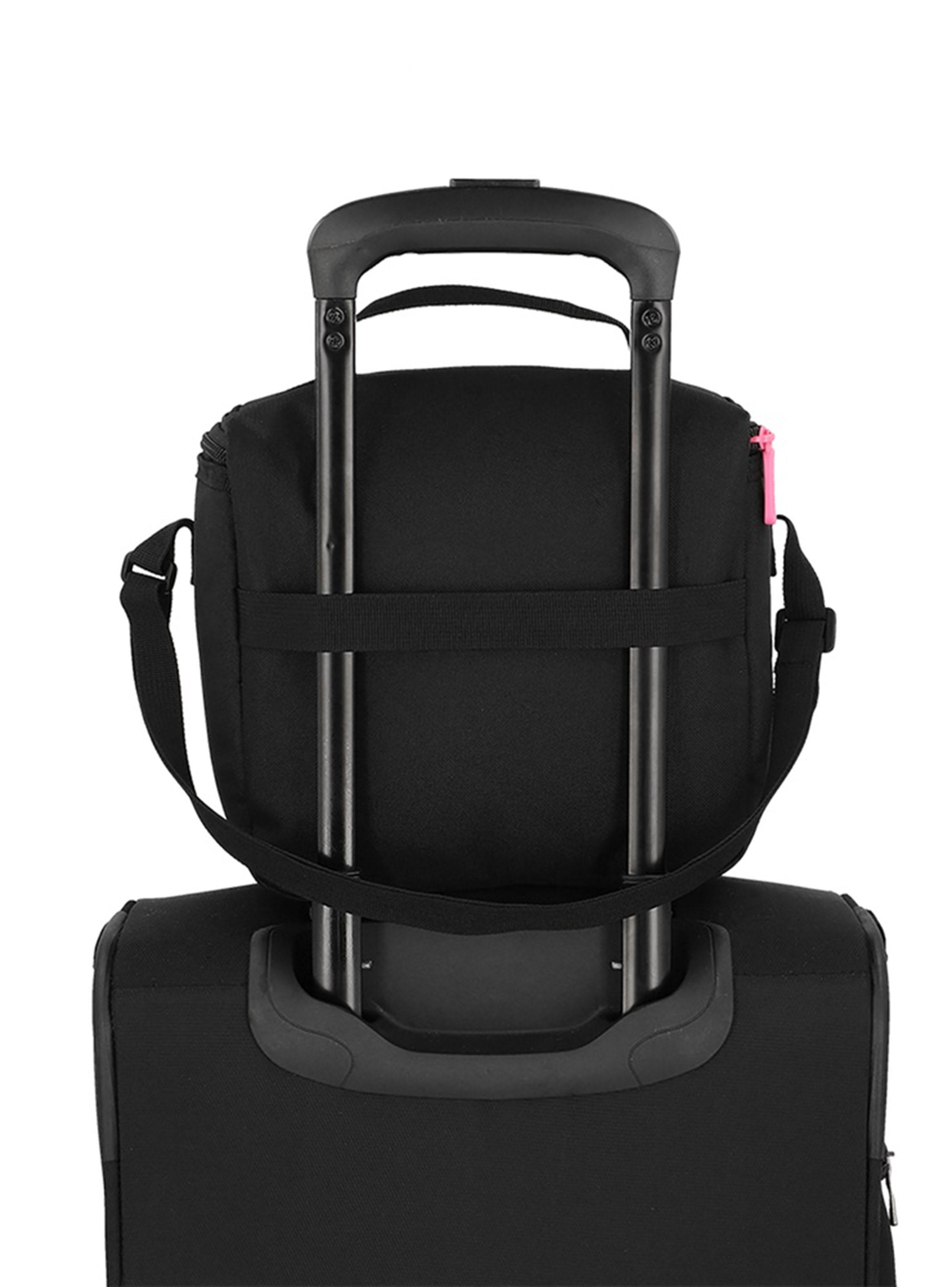 Triple Pack Mochila Escolar Negro y Rosado-4