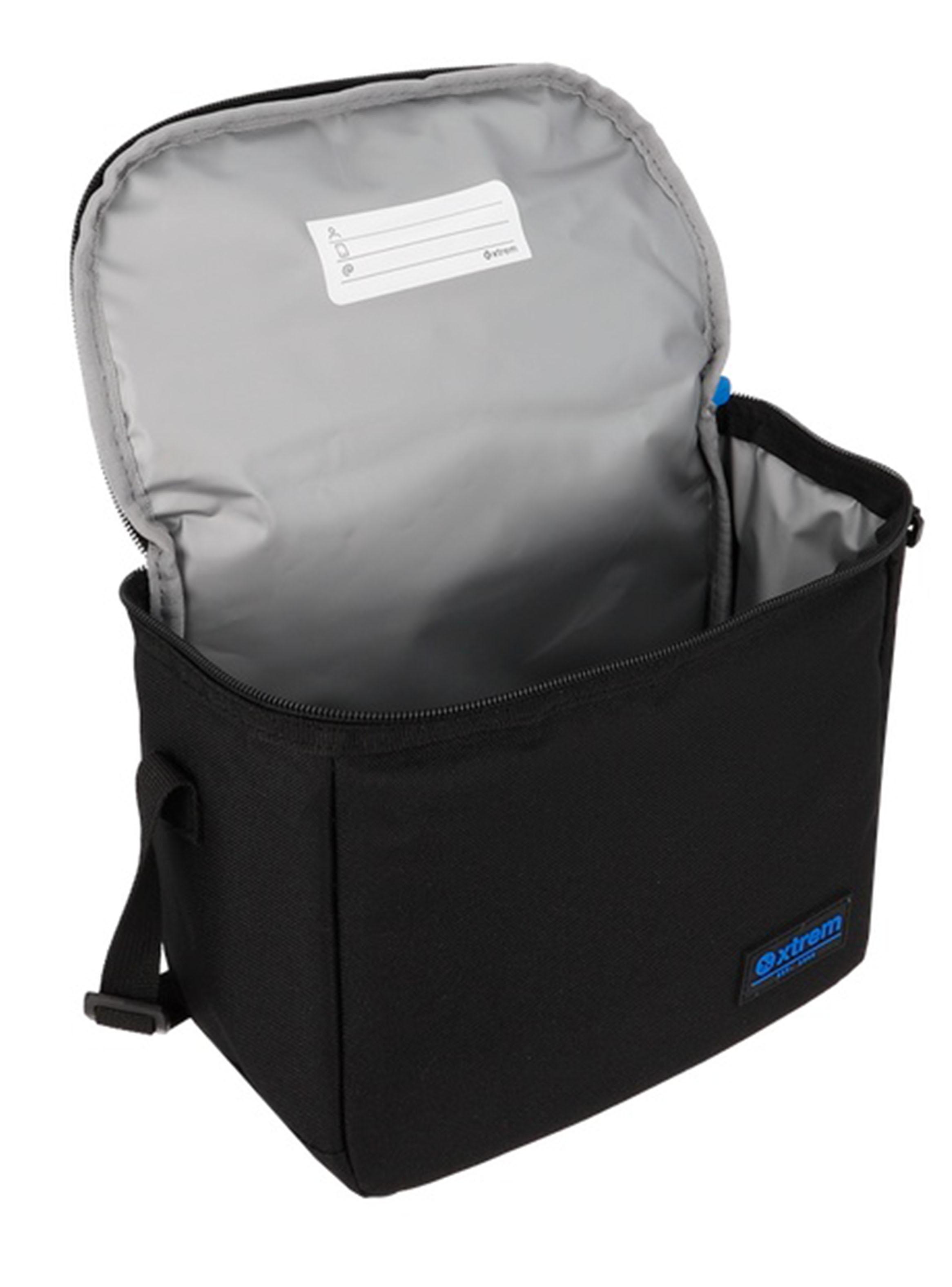 Triple Pack Mochila Escolar Negro y Azul-2