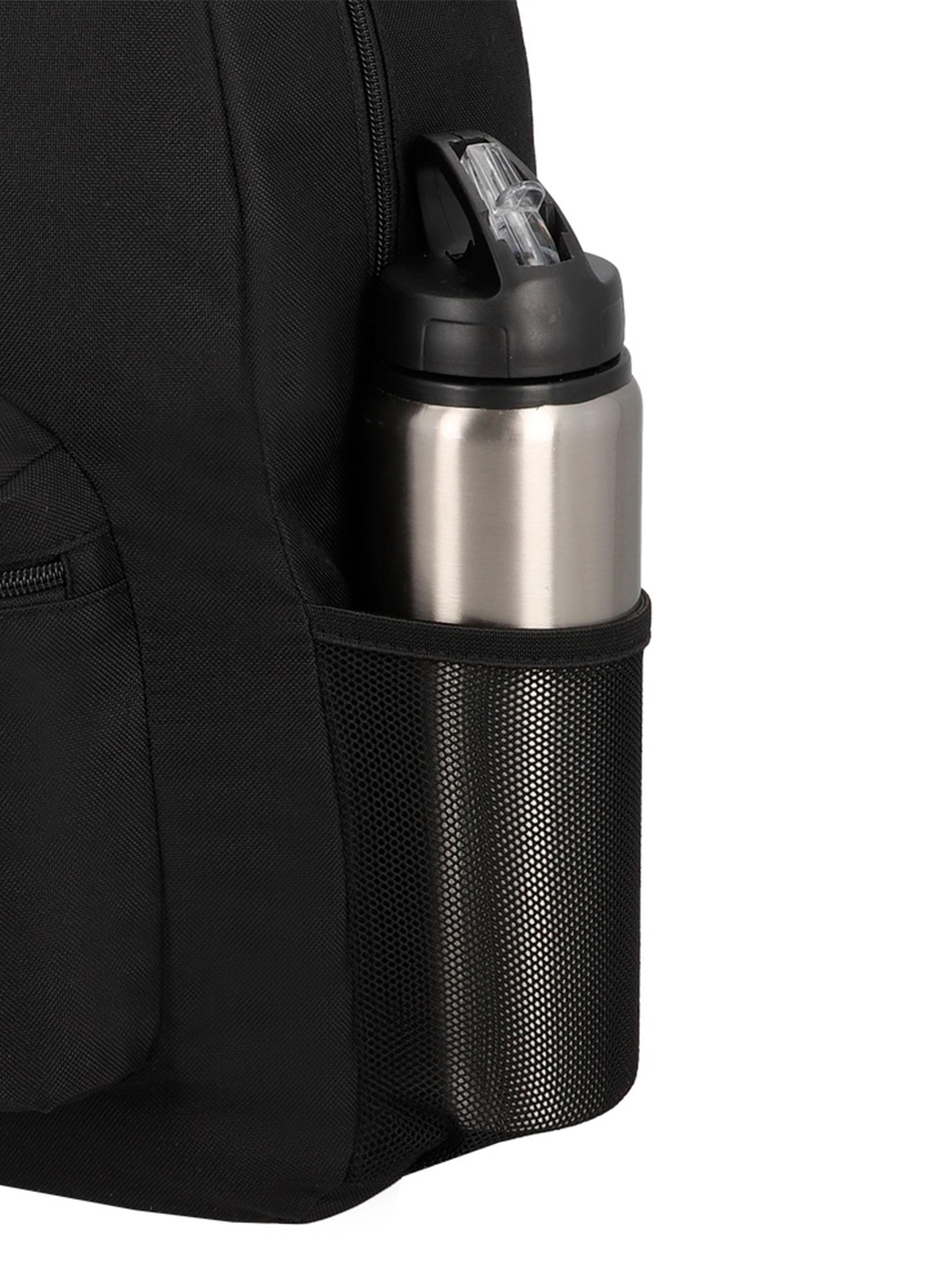 Triple Pack Mochila Escolar Negro y Azul-4