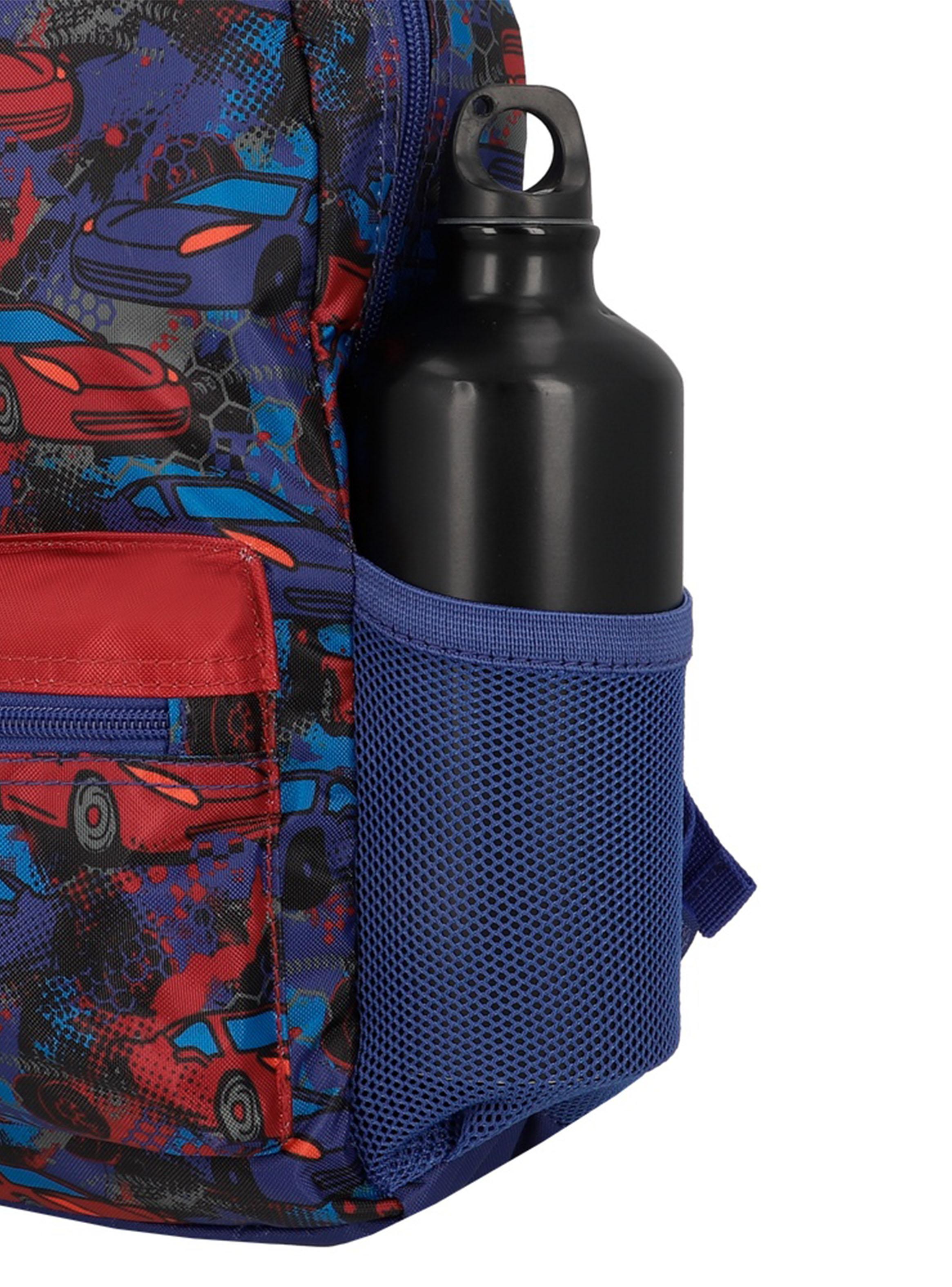 Minipack Mochila Escolar Auto Azul-4