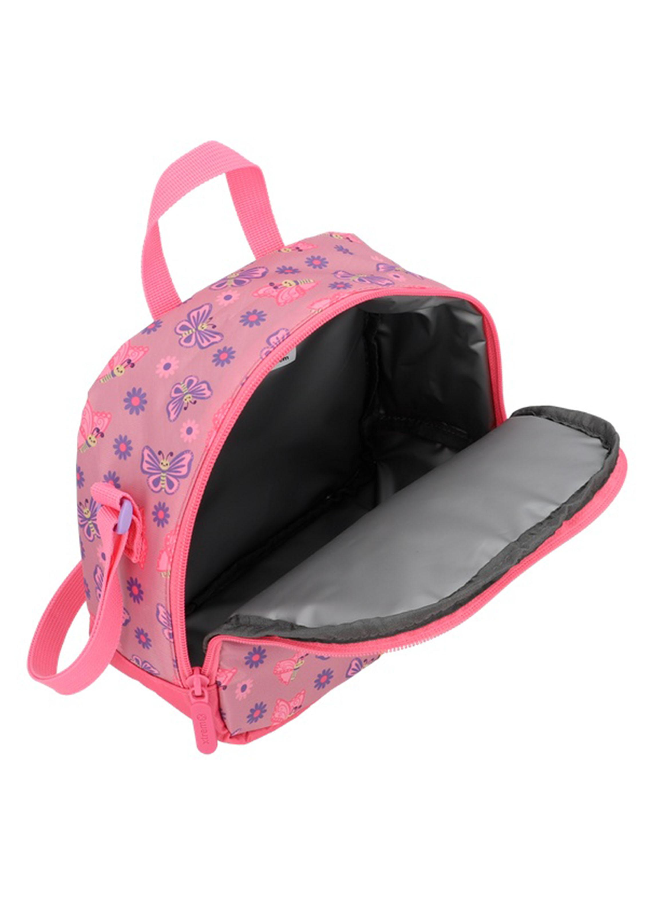 Minipack Mochila Escolar Mariposas Rosado-3