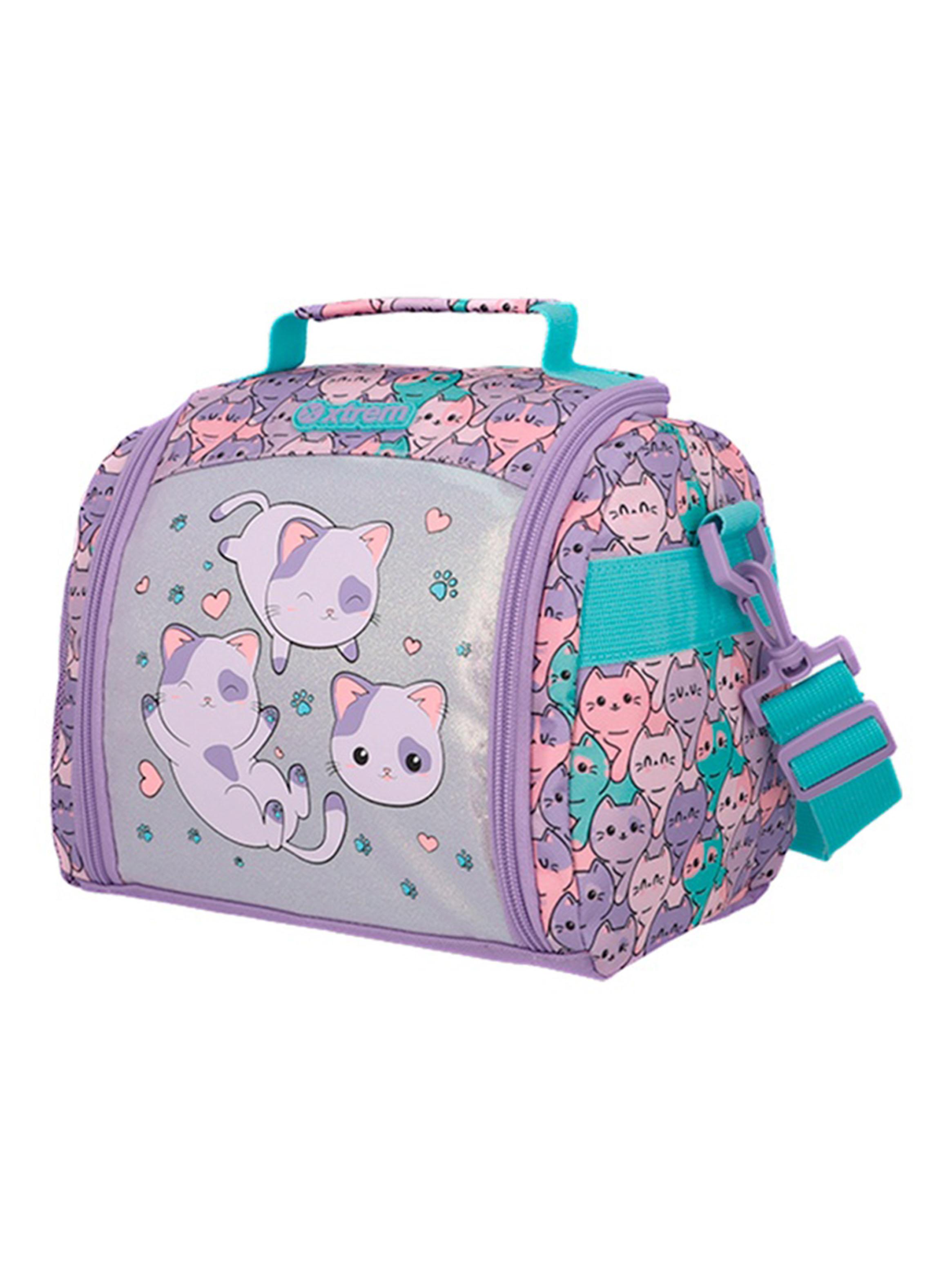 Lonchera Térmica Break 3.0 6XT Gatos Lila-2