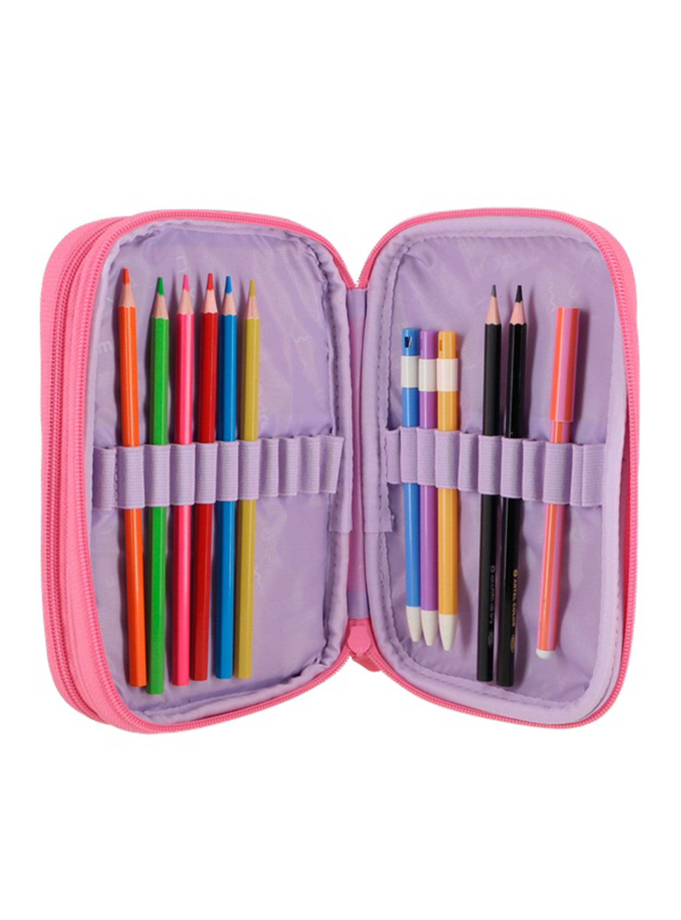 Estuche Tucson Flores Rosado-4