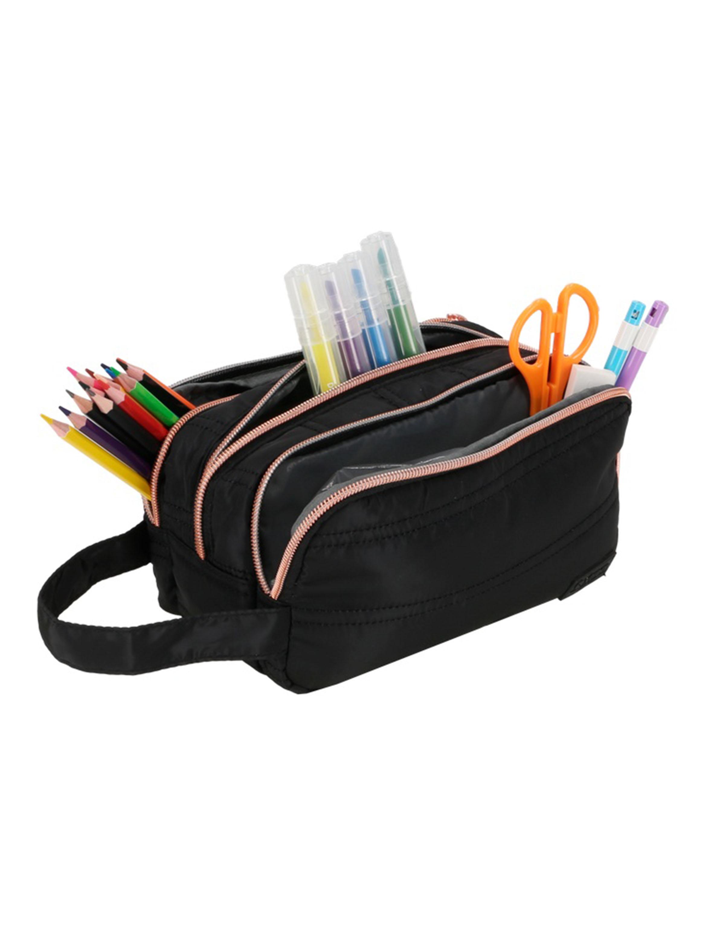 Estuche University+ Negro y Rose Gold-4