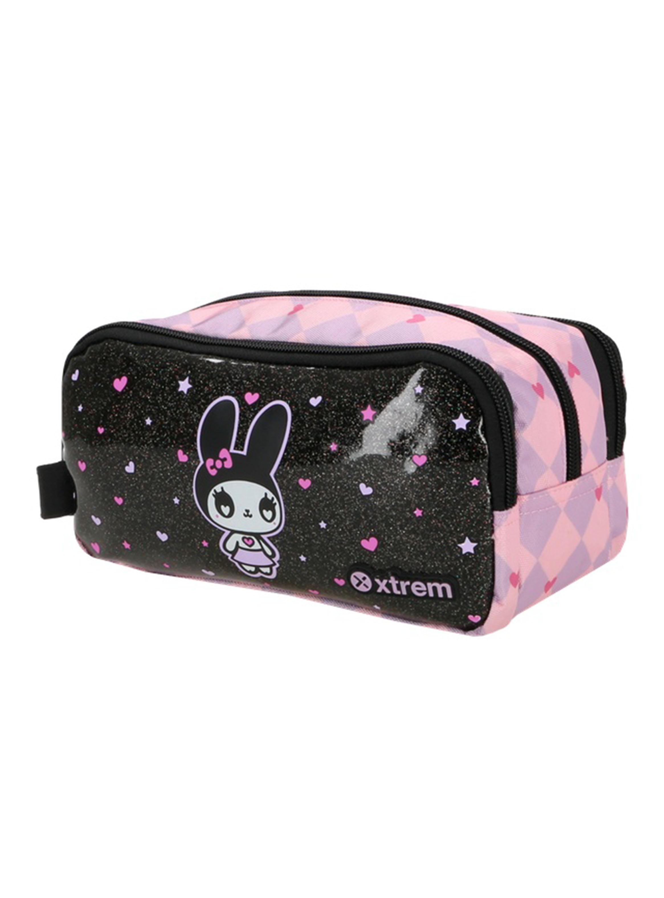 Estuche University+ Gato Negro y Lila-2