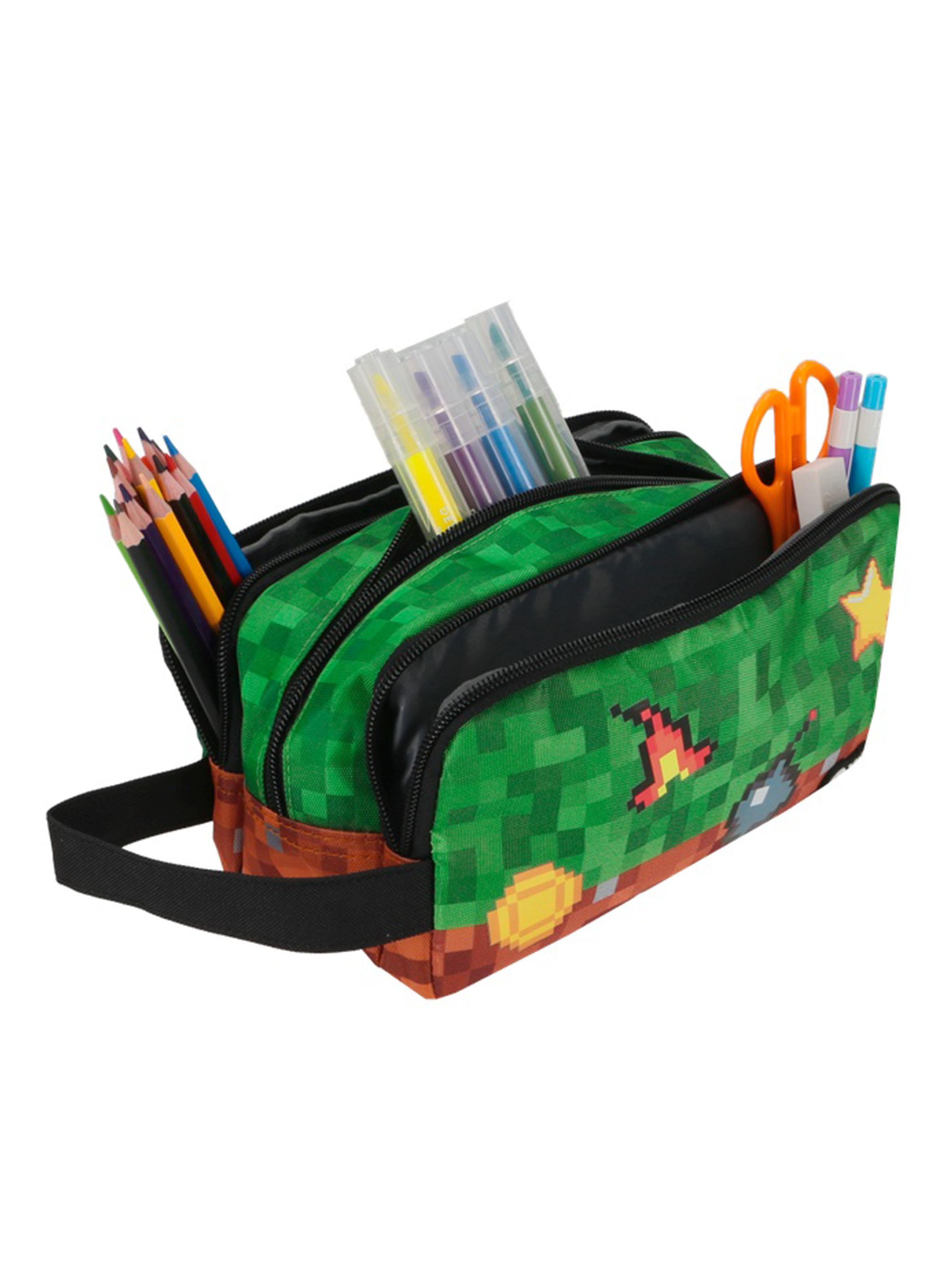 Estuche University+ Pixels Verde-4