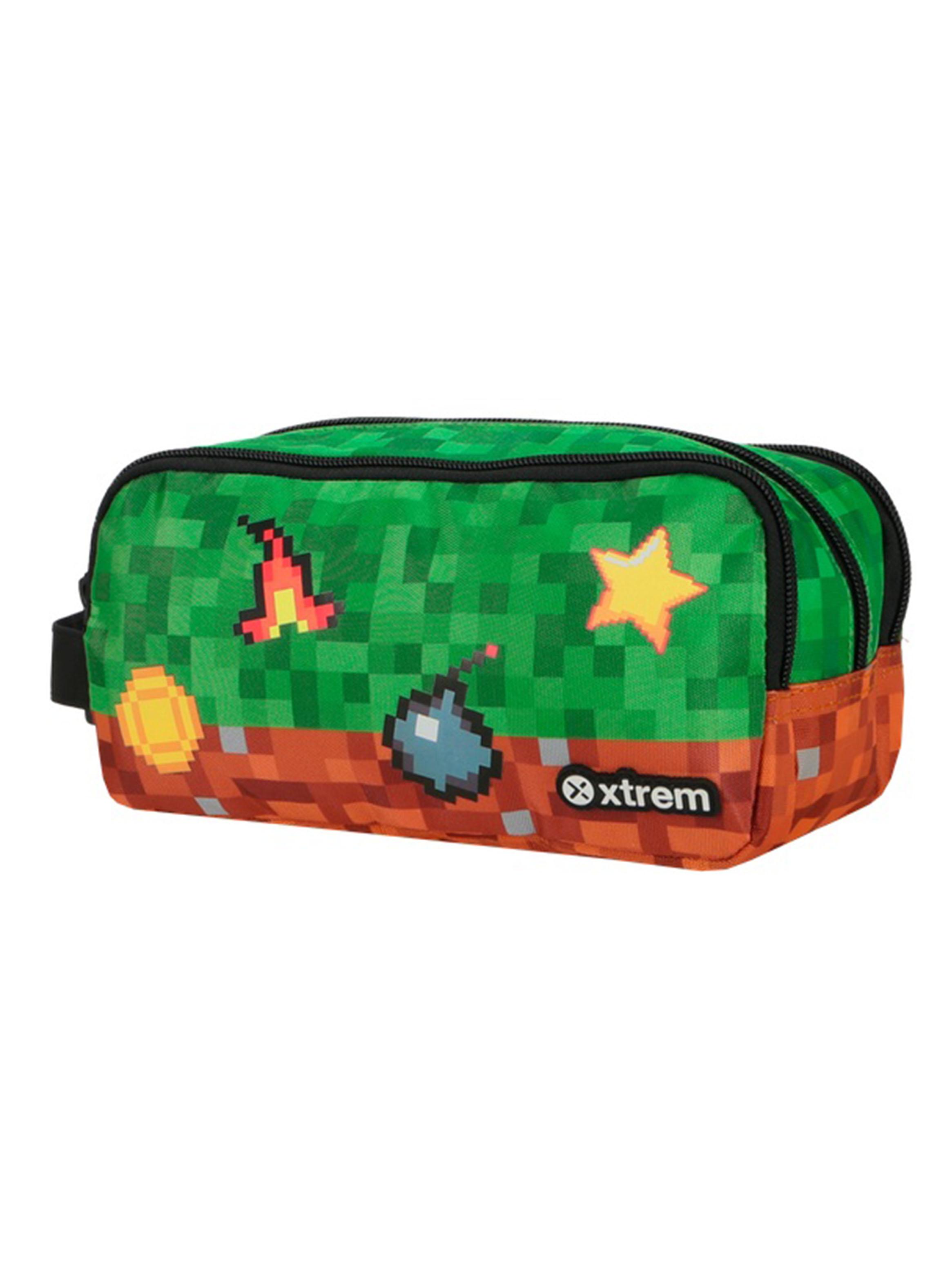 Estuche University+ Pixels Verde-2