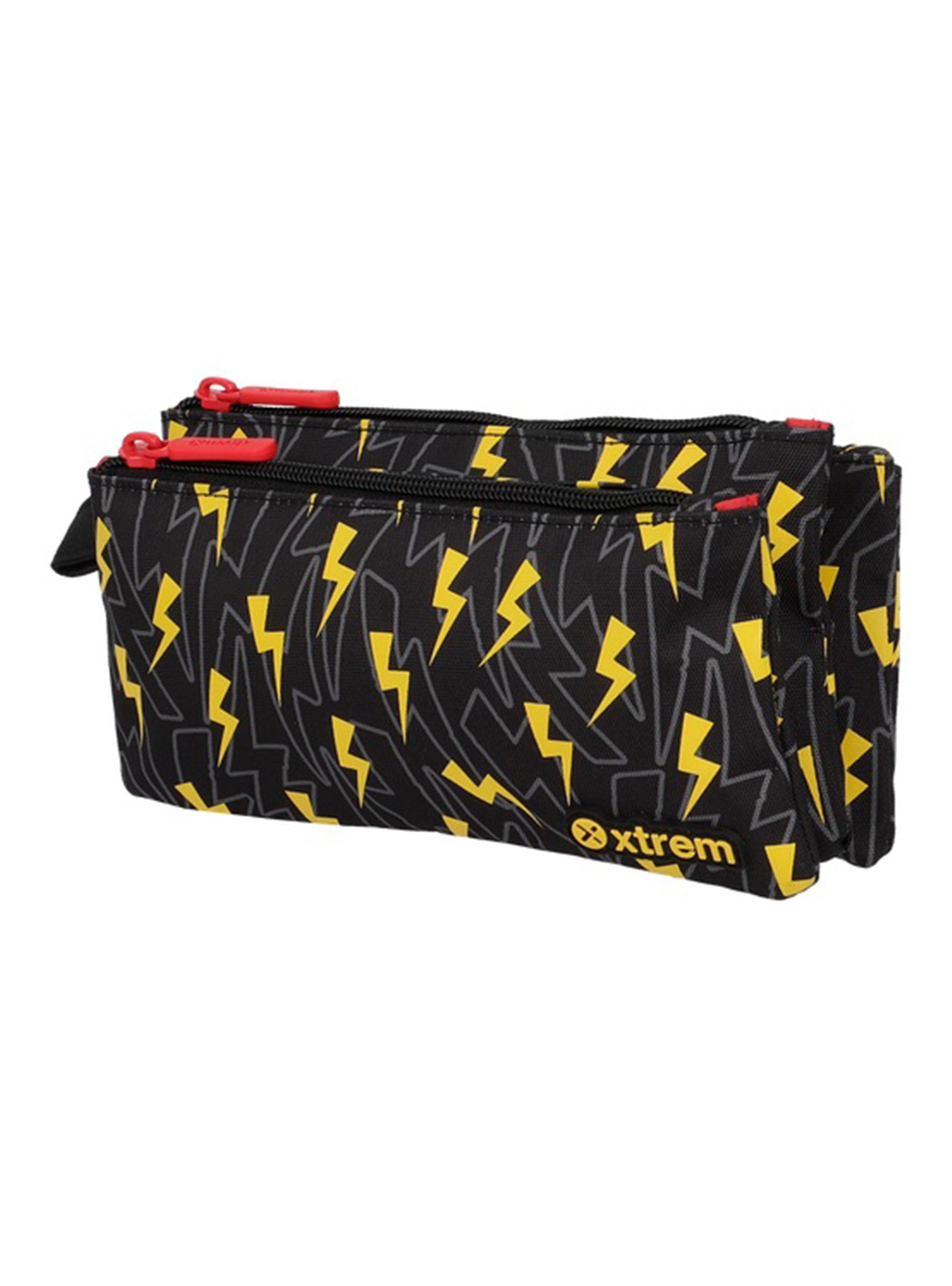 Estuche Trinity Rayo Negro y Amarillo-2