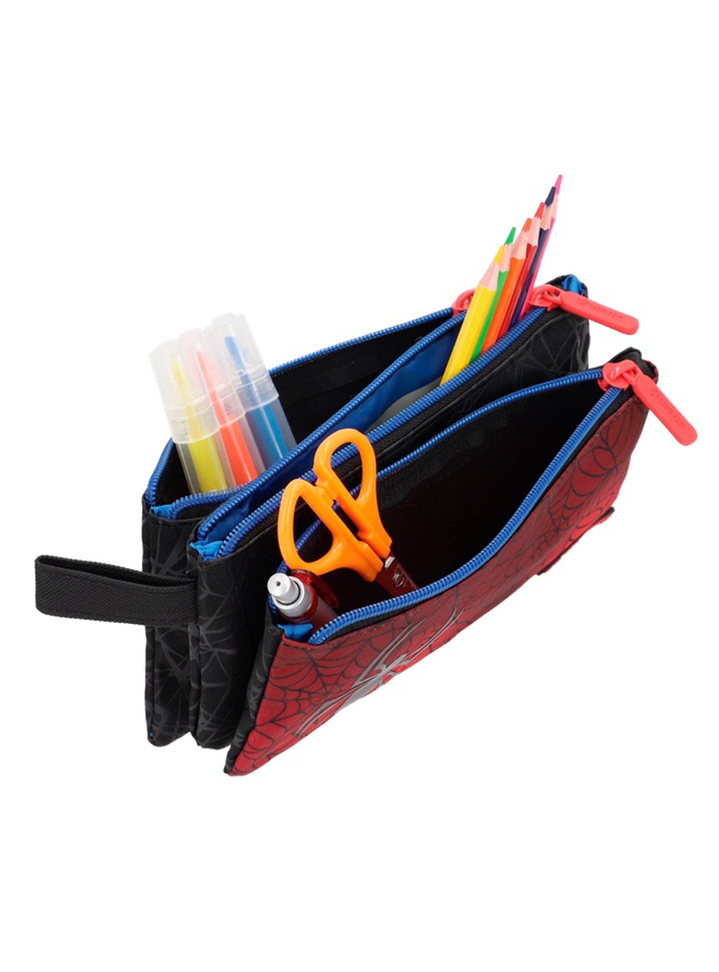 Estuche Trinity Spider Negro y Rojo-4