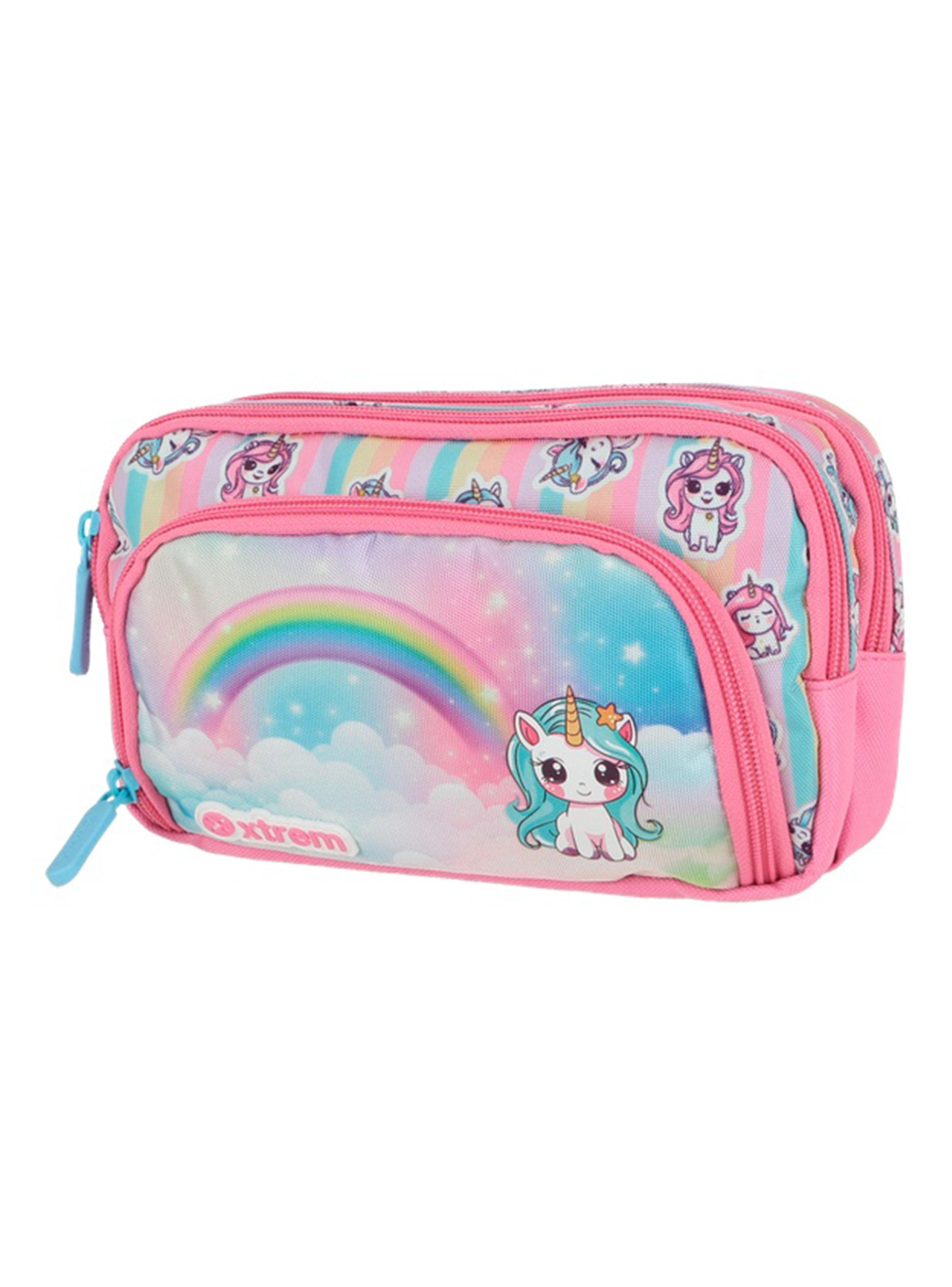 Estuche Zip Art Unicornio Multicolor-2