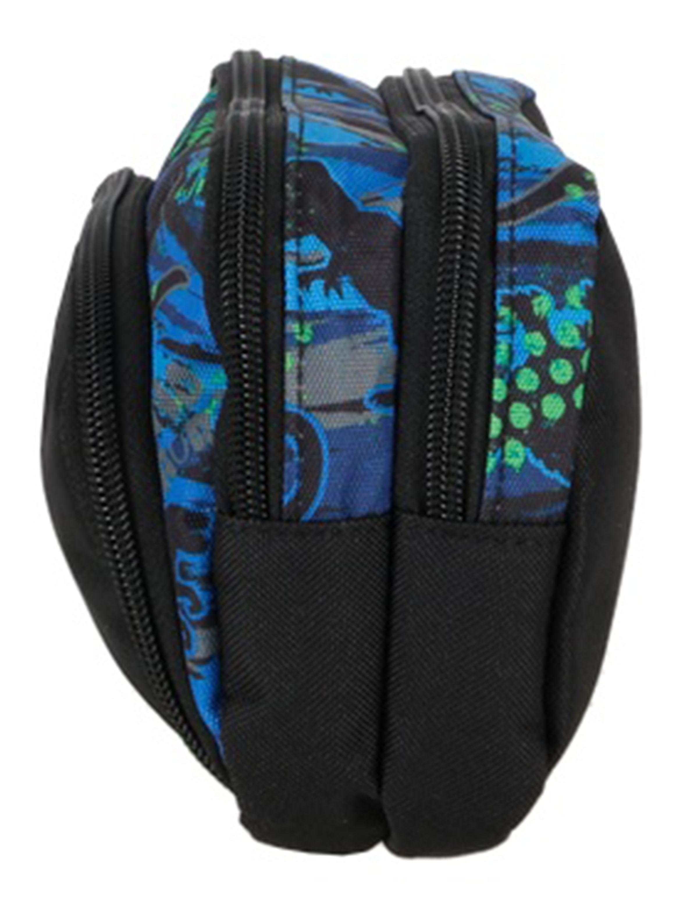 Estuche Zip Art Dino Negro-3