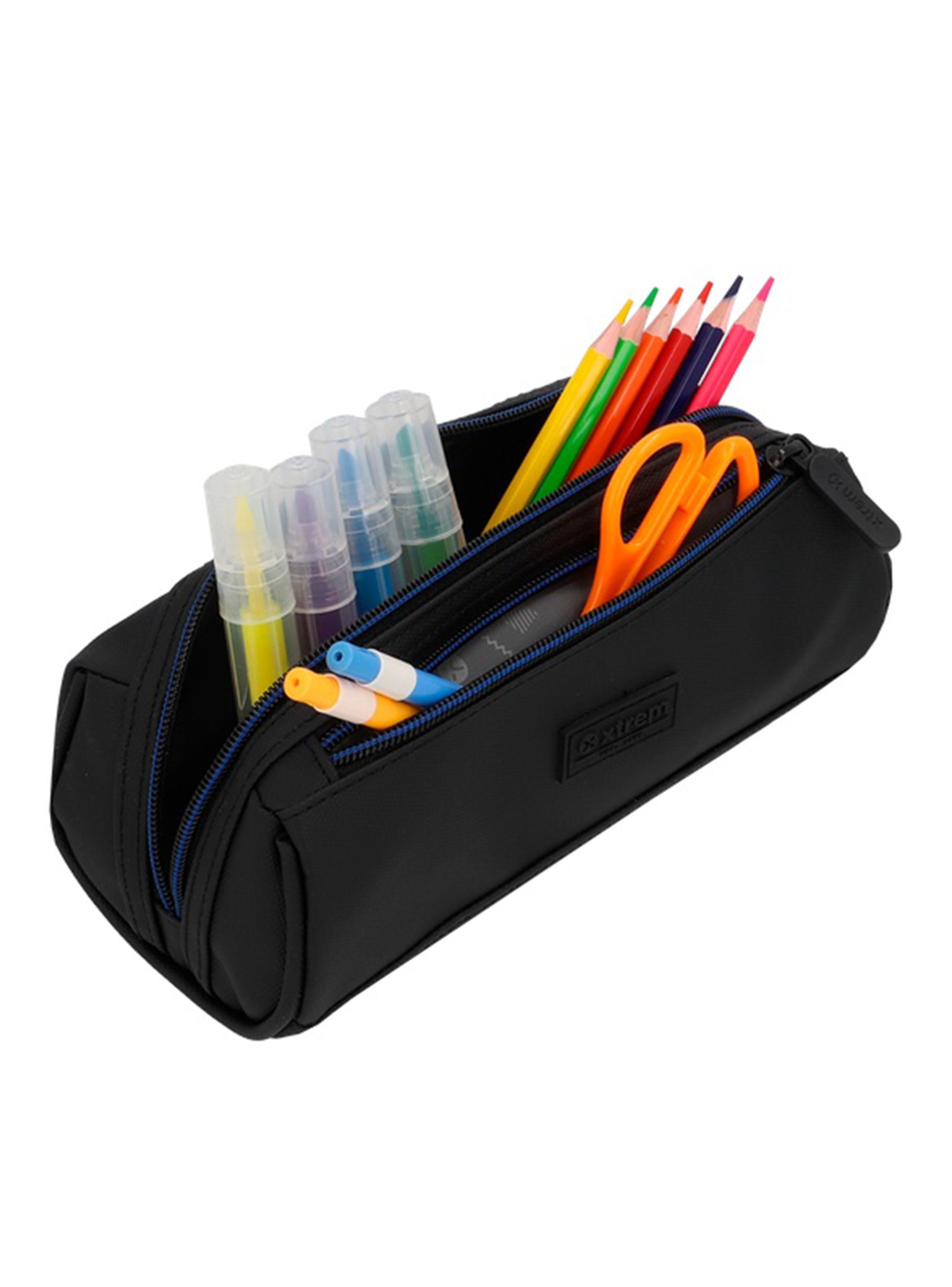 Estuche Campbell Negro y Azul-4