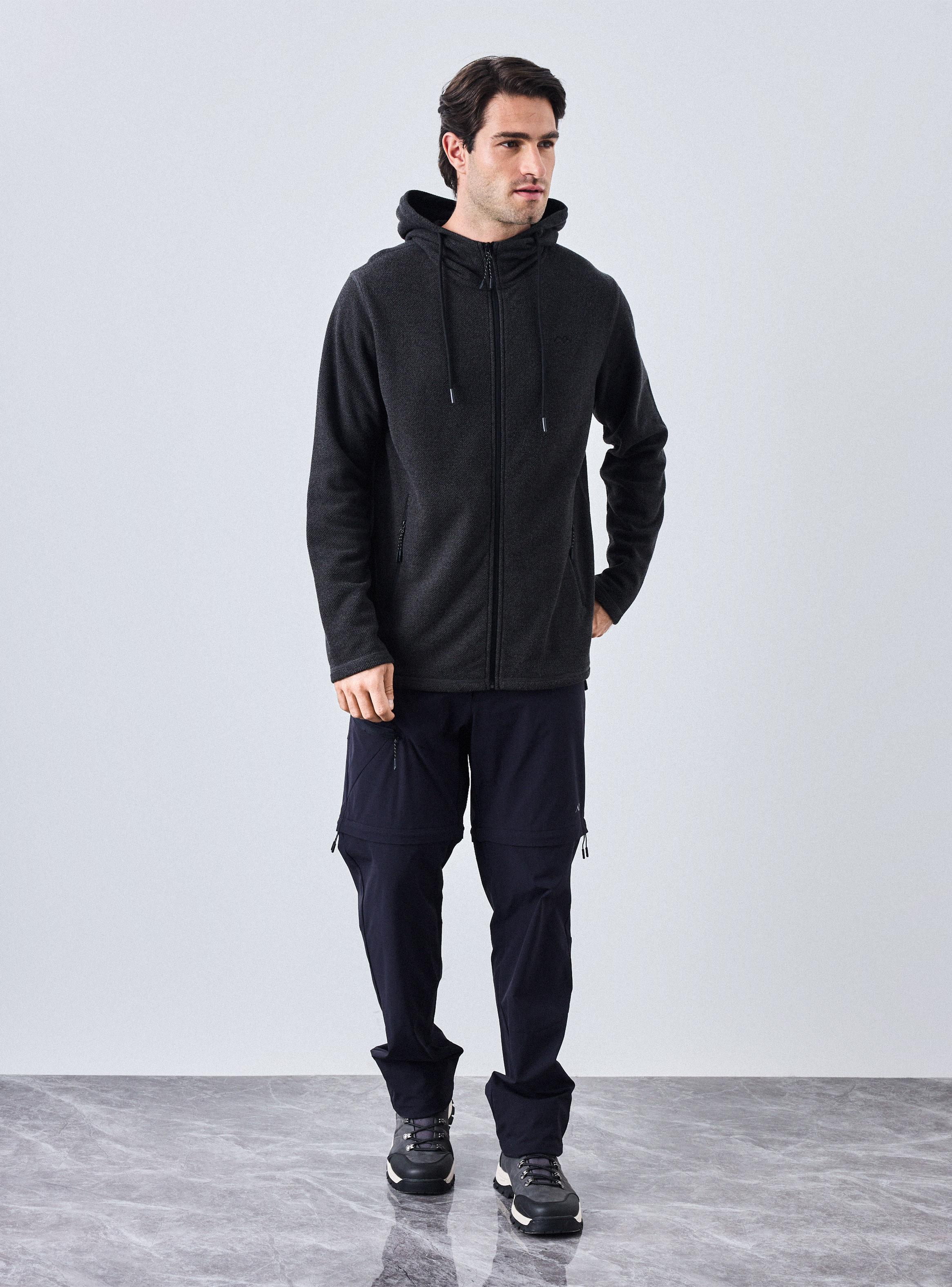 Polar Con Textura Y Capucha-4