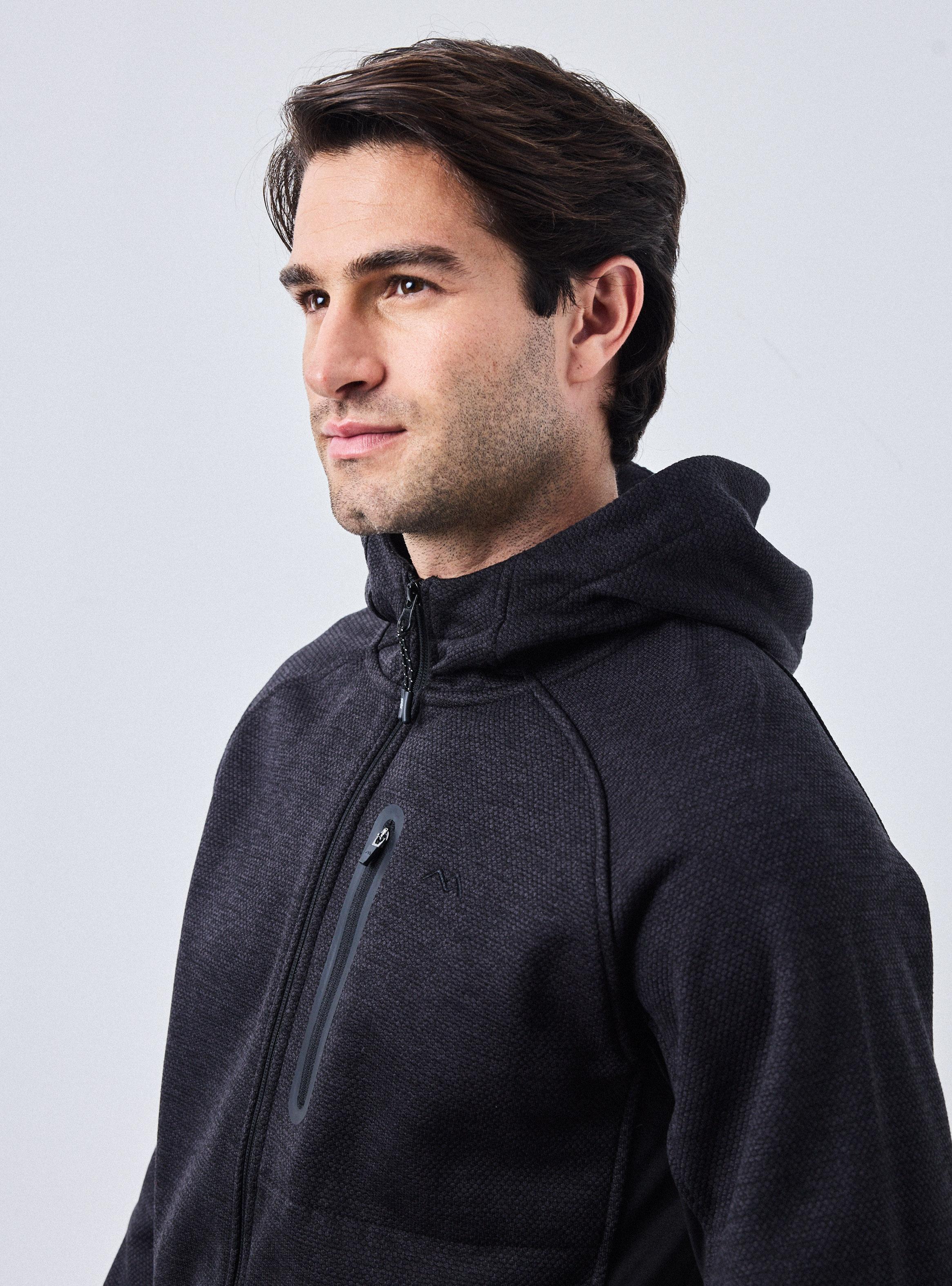 Polerón Paneles En Contraste Look Tejido-2