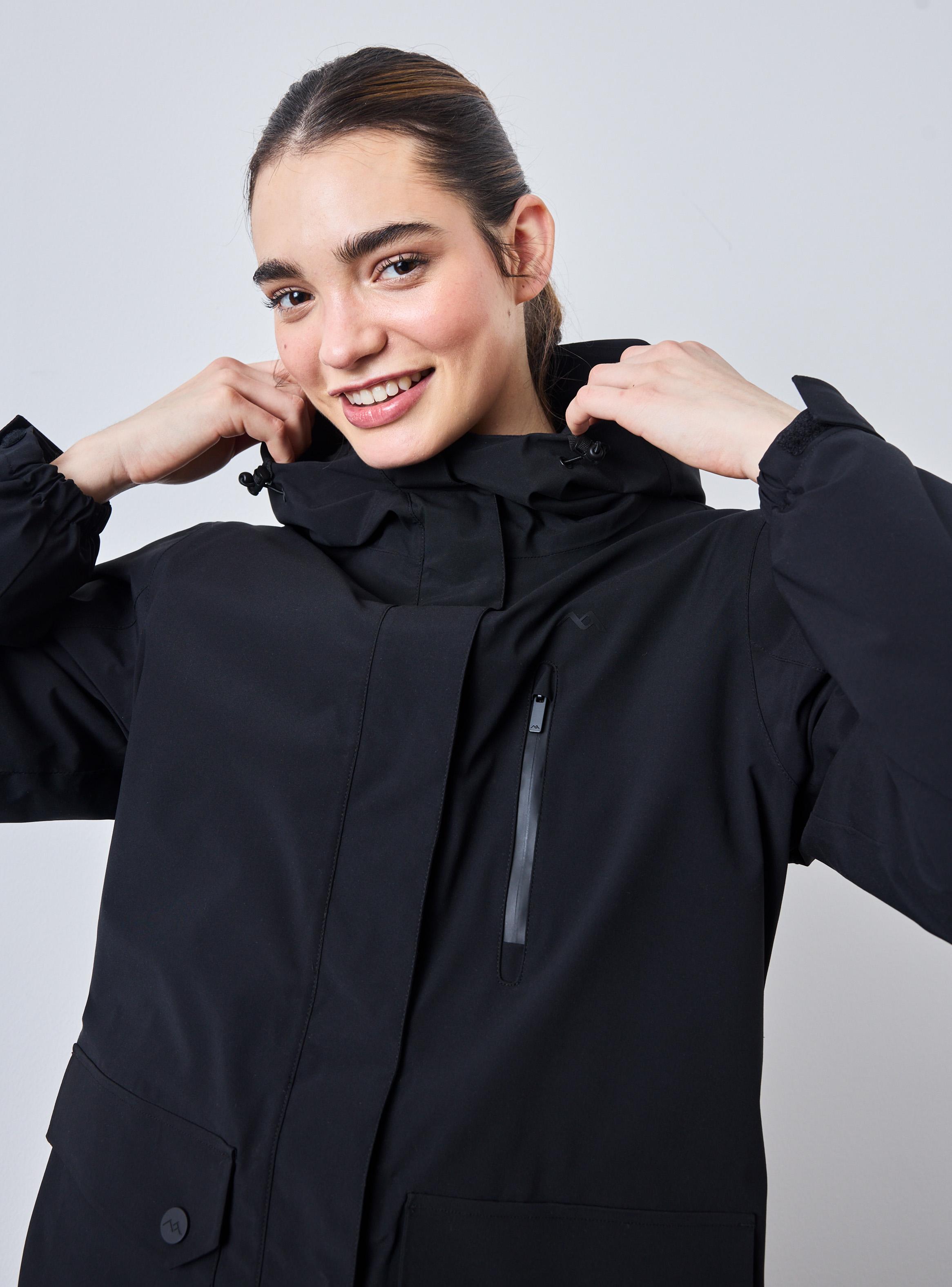 Parka Larga con Gorro-2