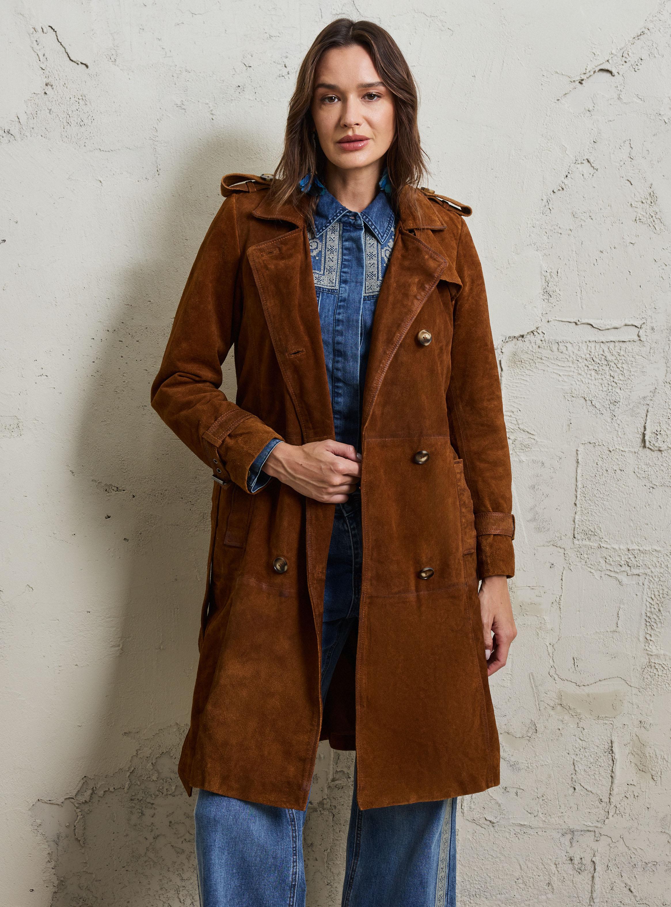 Chaqueta Gamuza Procesada-0