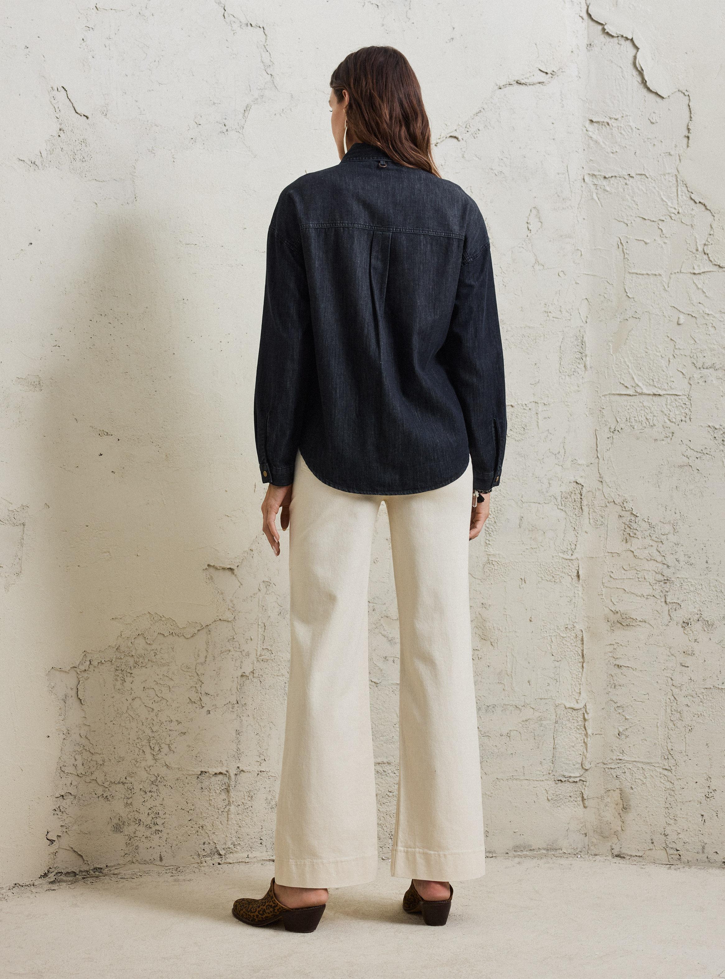 Blusa Canesú Bordado de Color-5