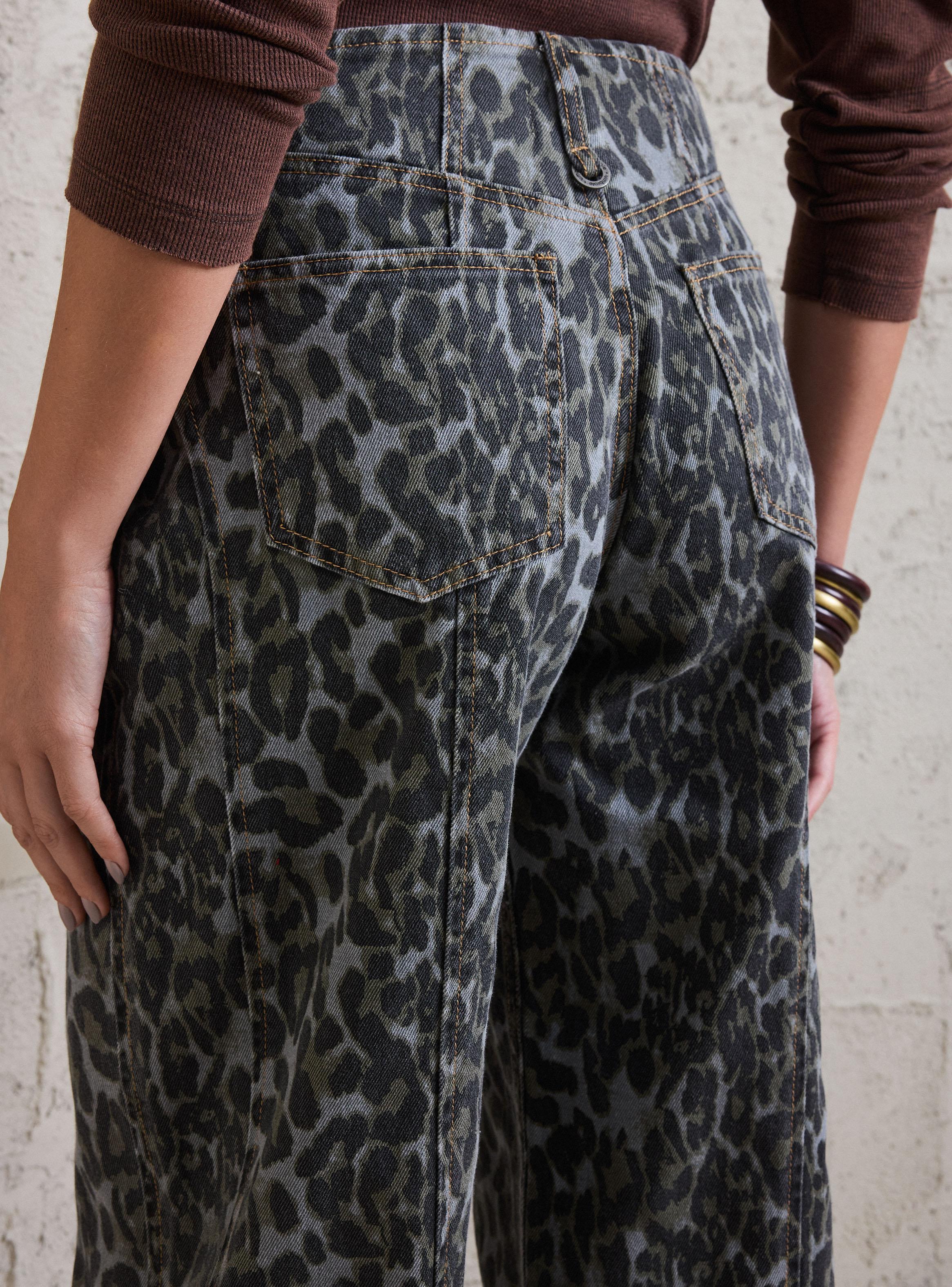 Pantalón Full Estampado Animal Print-3