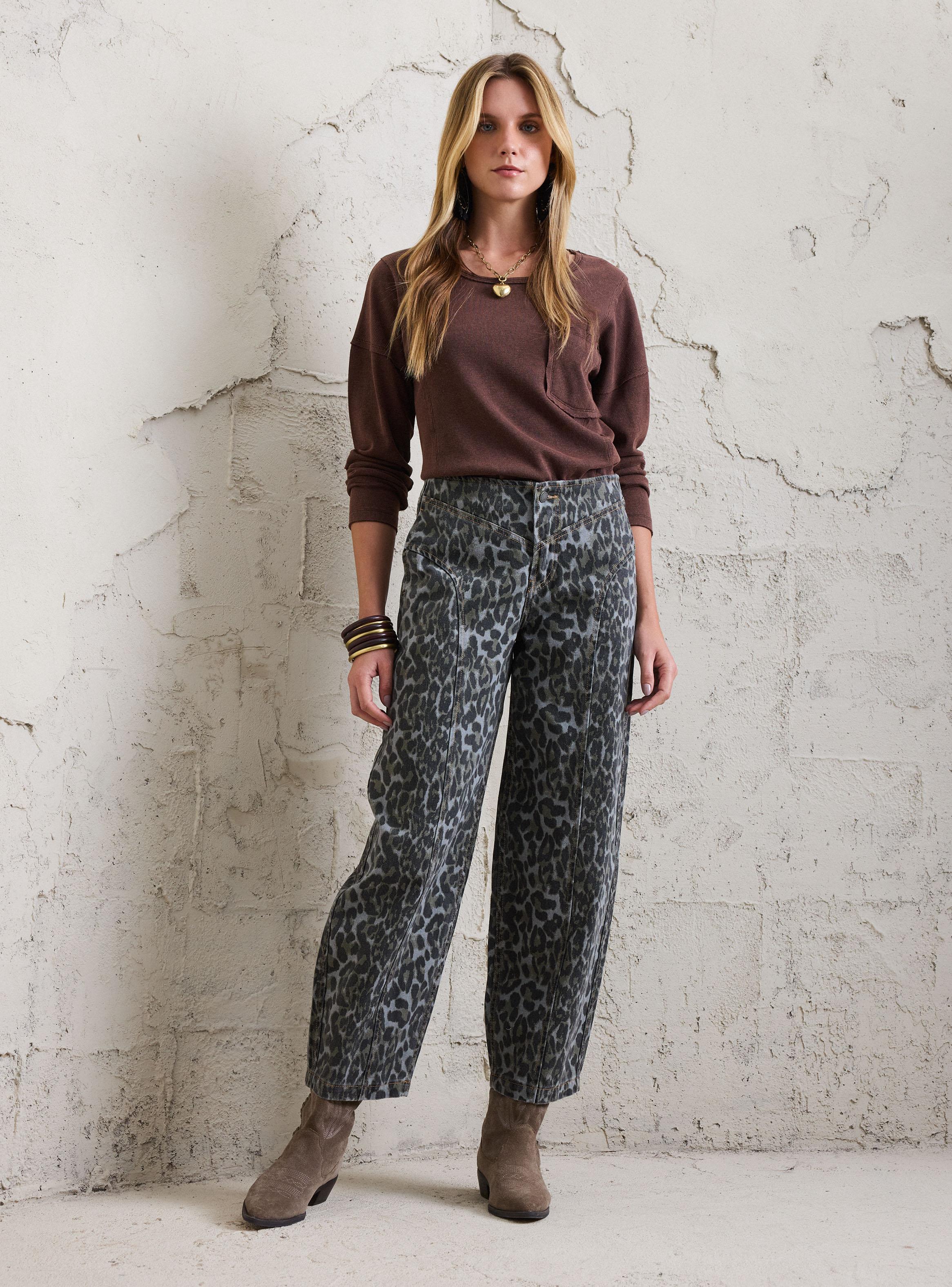 Pantalón Full Estampado Animal Print-4