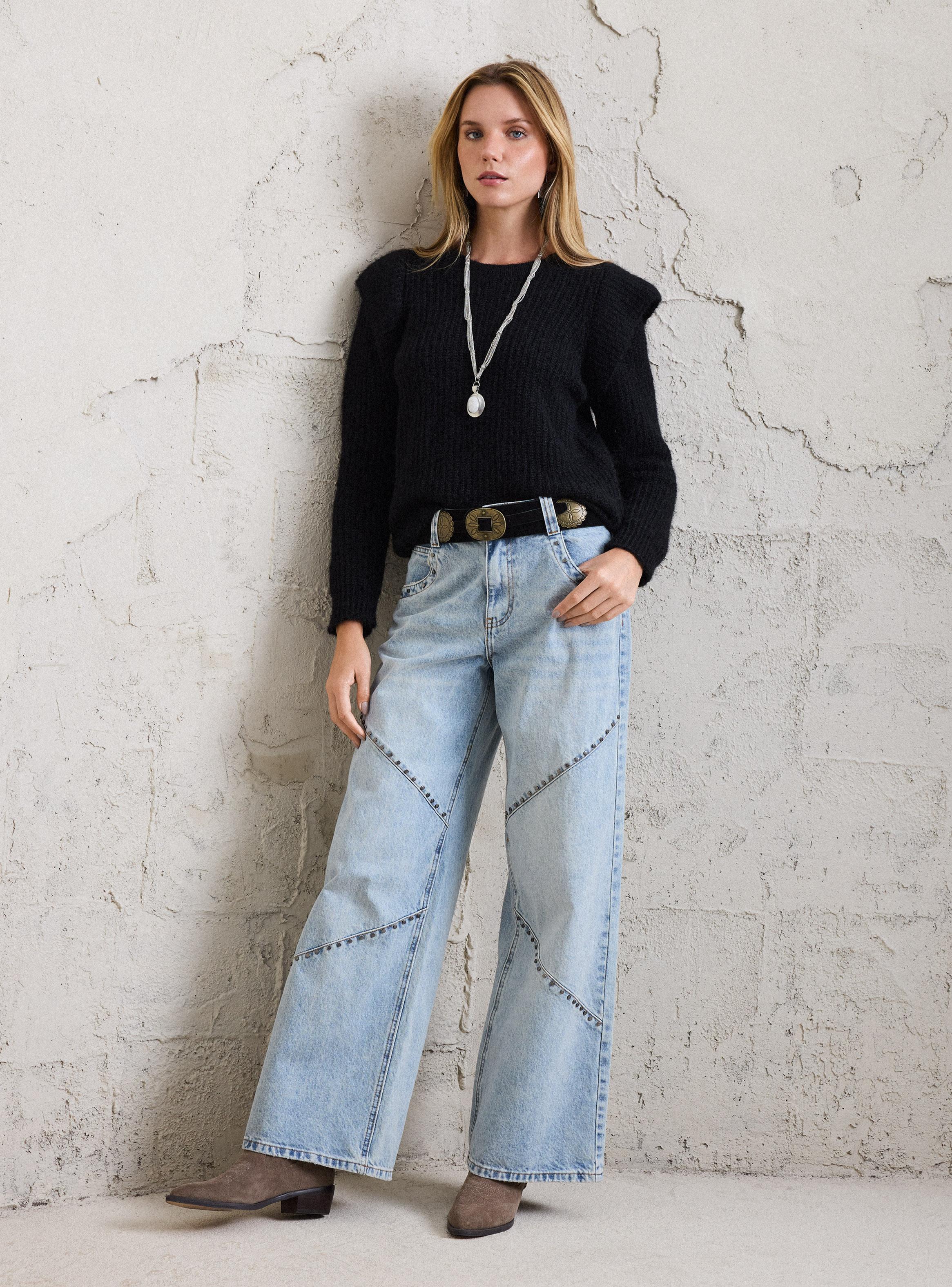 Sweater Lana Manga con Doblez-4