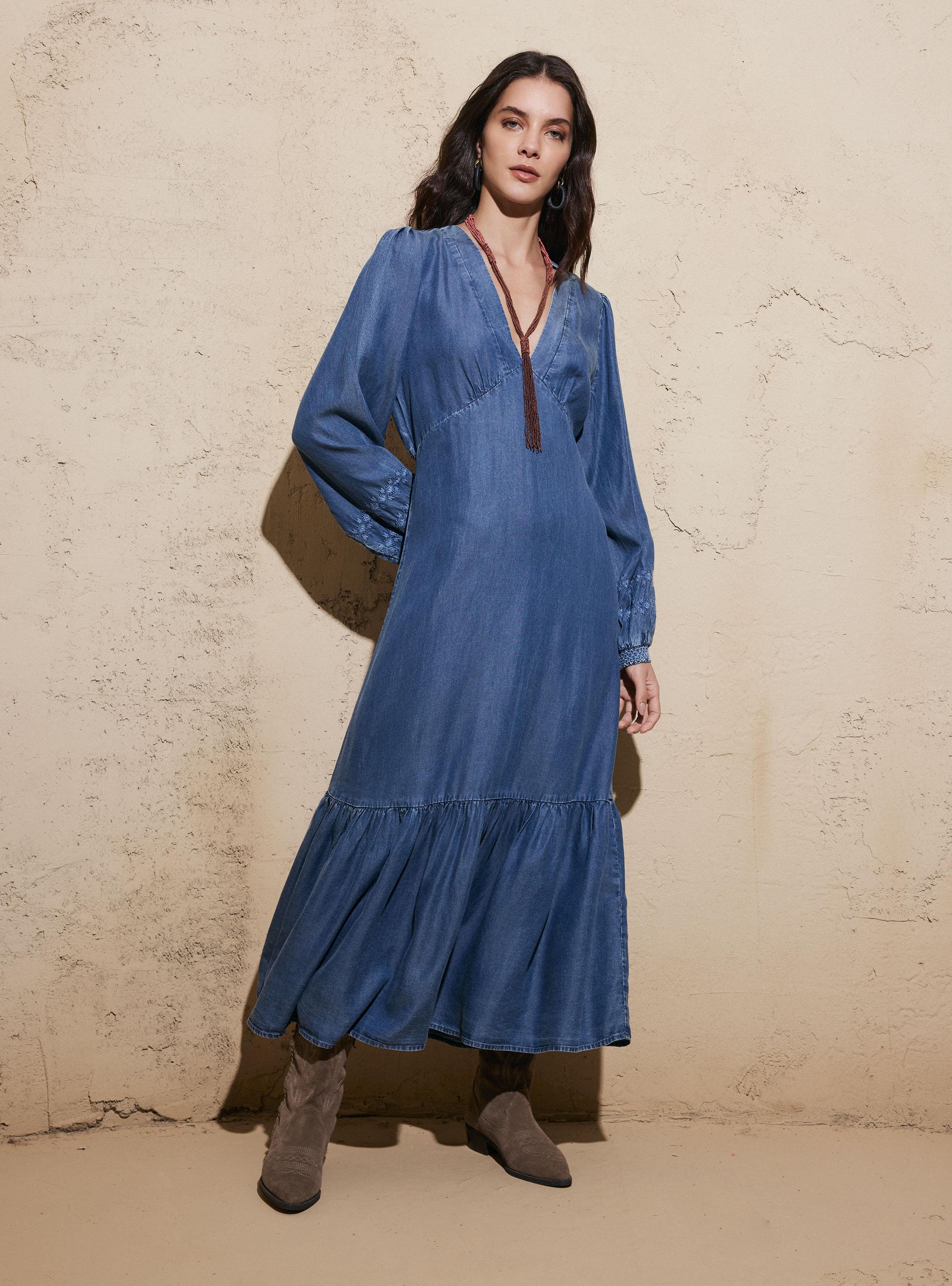 Vestido Vuelo y Estampado-4