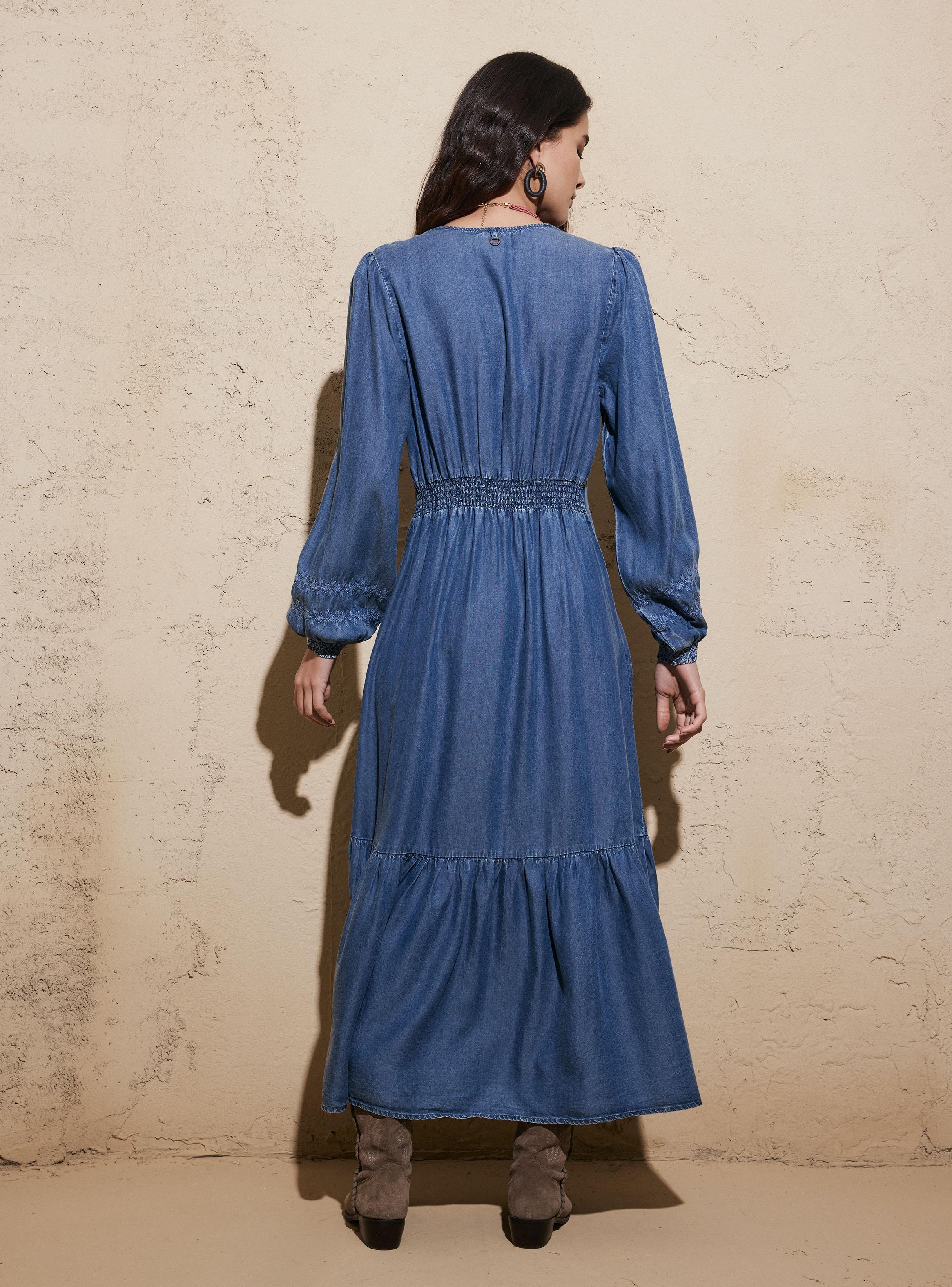 Vestido Vuelo y Estampado-5