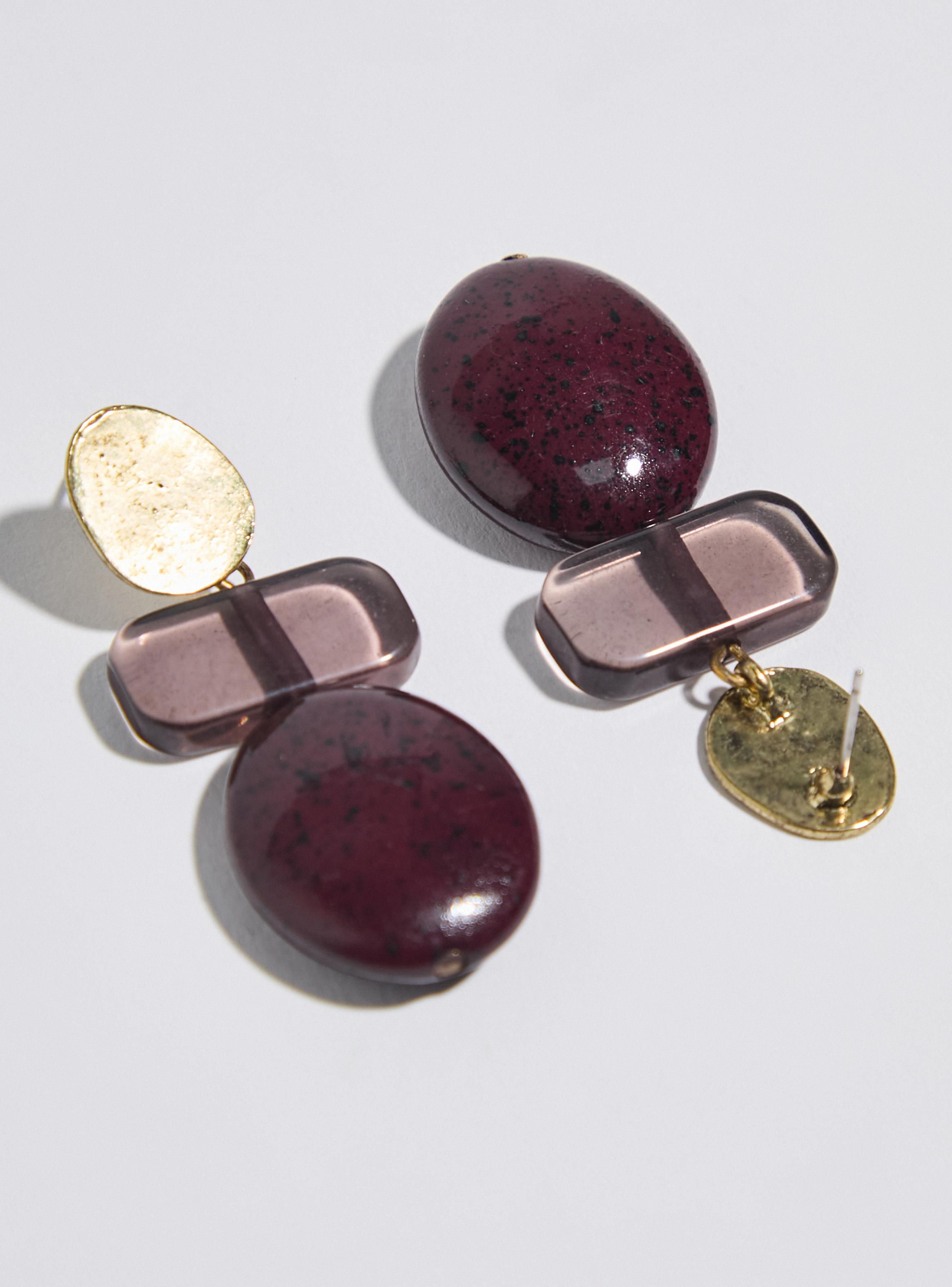 Aros con Piedras de Resina-3