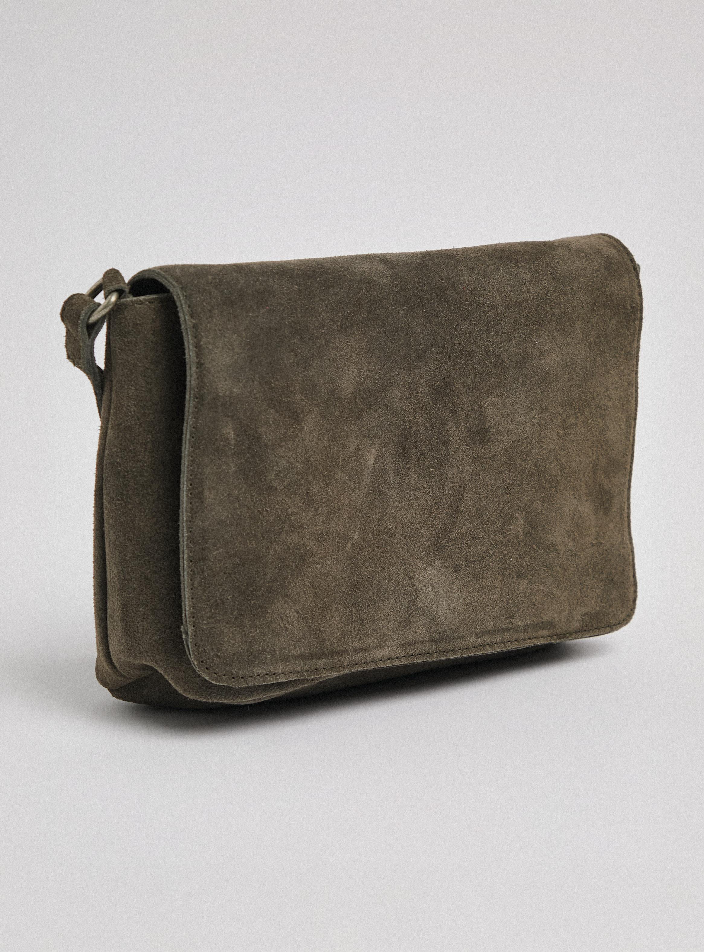 Cartera Crossbody de Gamuza-3