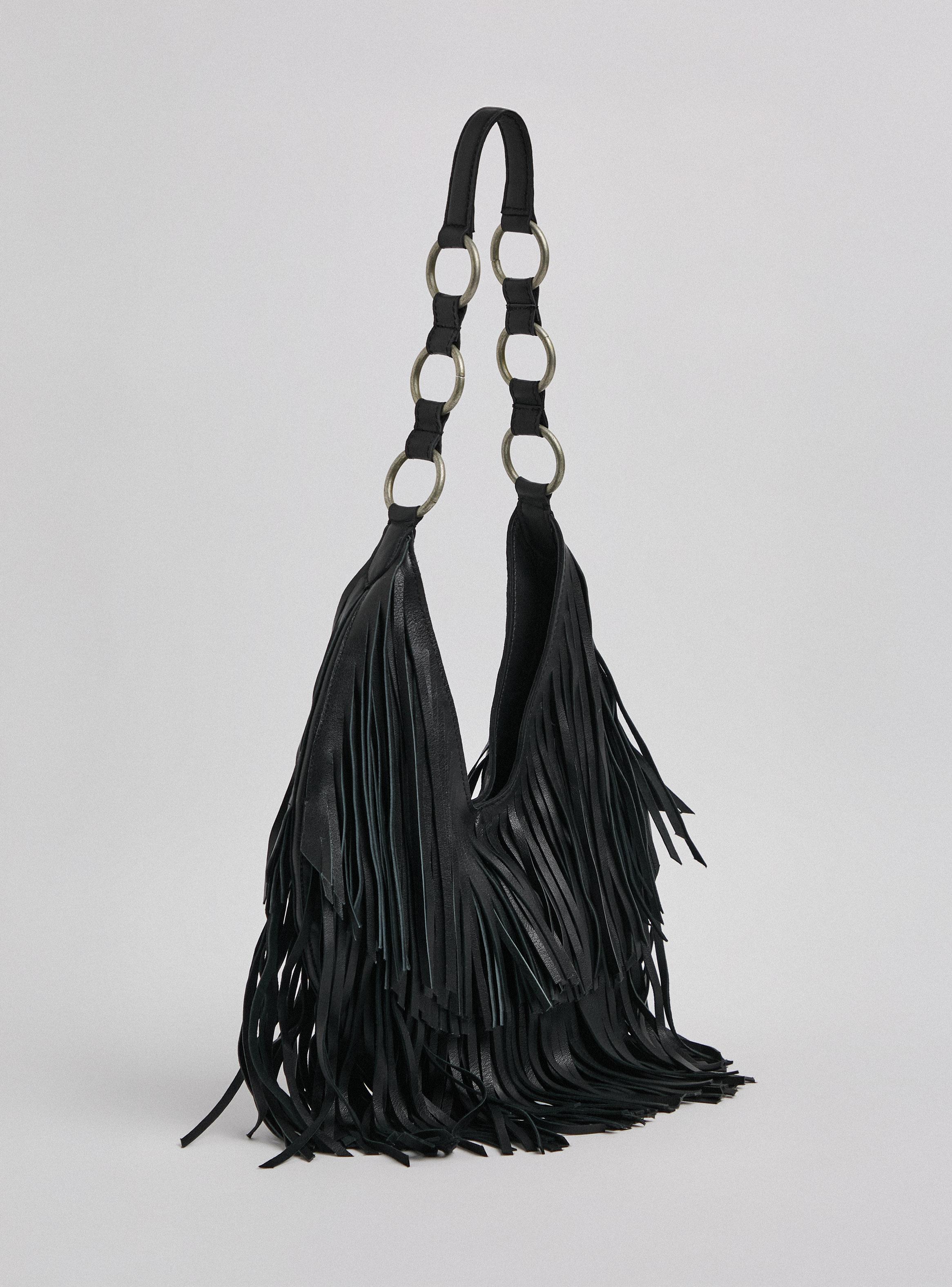 Cartera de Hombro con Flecos de Ecocuero-3