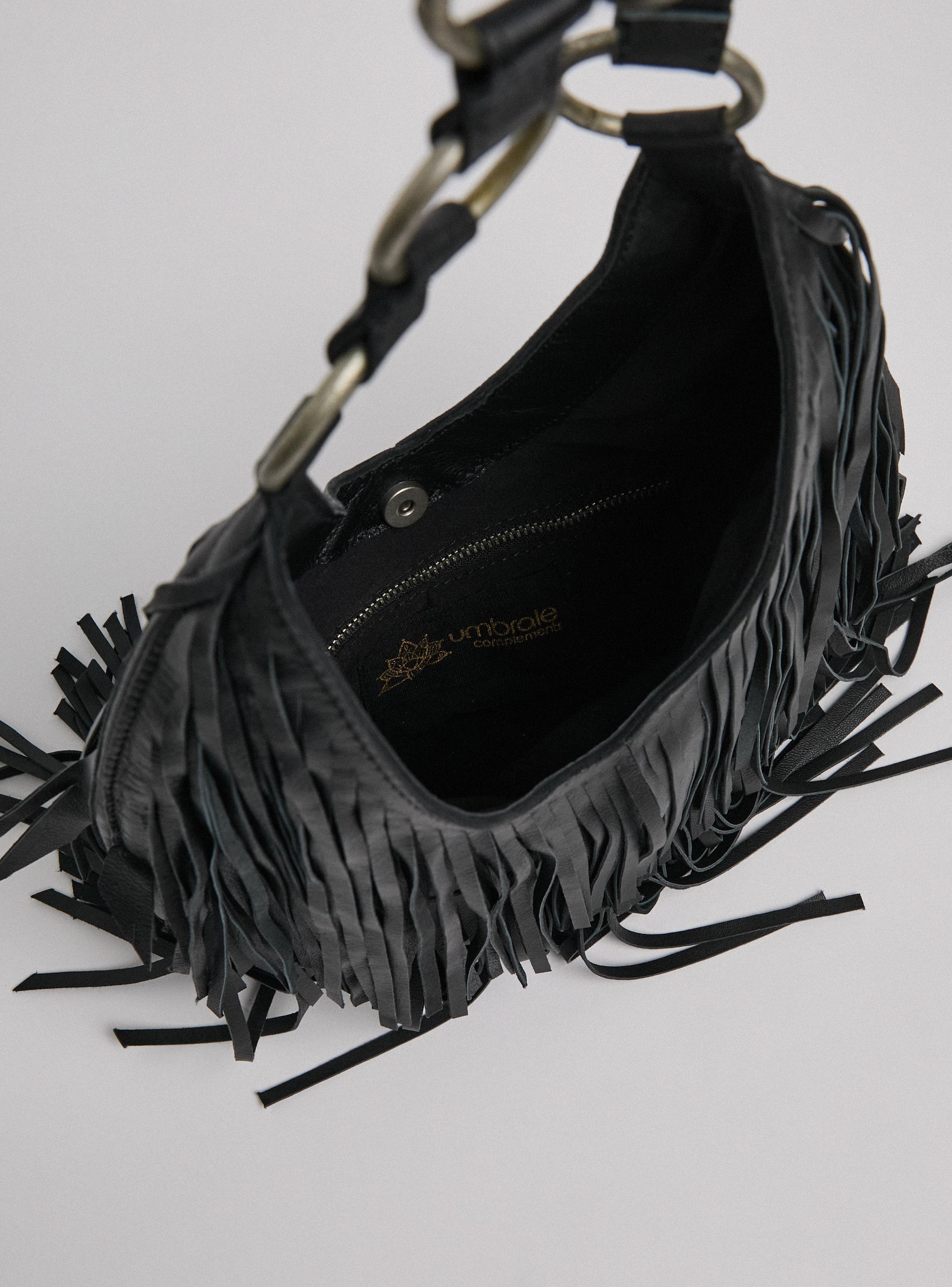 Cartera de Hombro con Flecos de Ecocuero-5