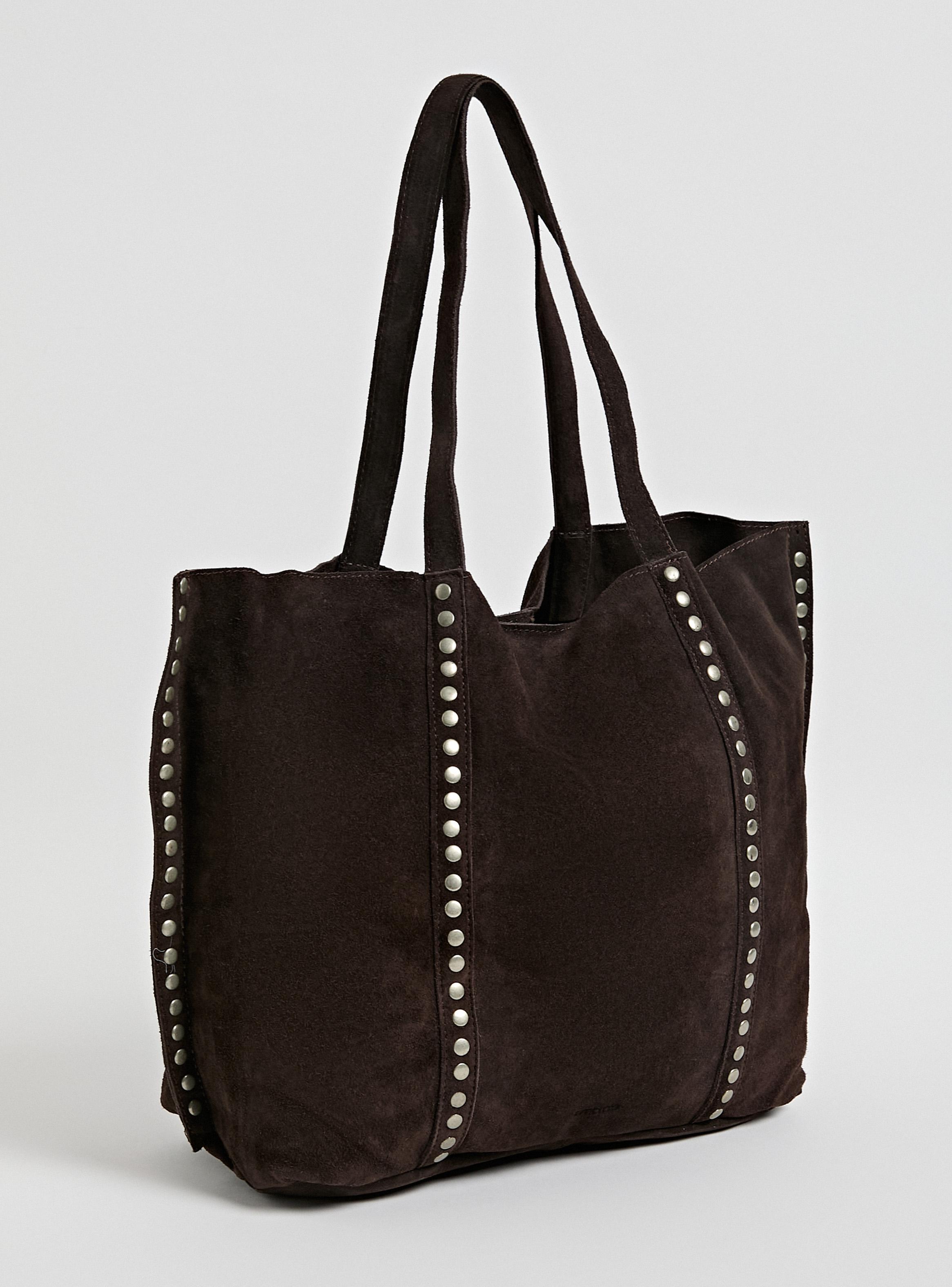 Cartera de Hombro Diseño Vertical Tachas de Cuero-2