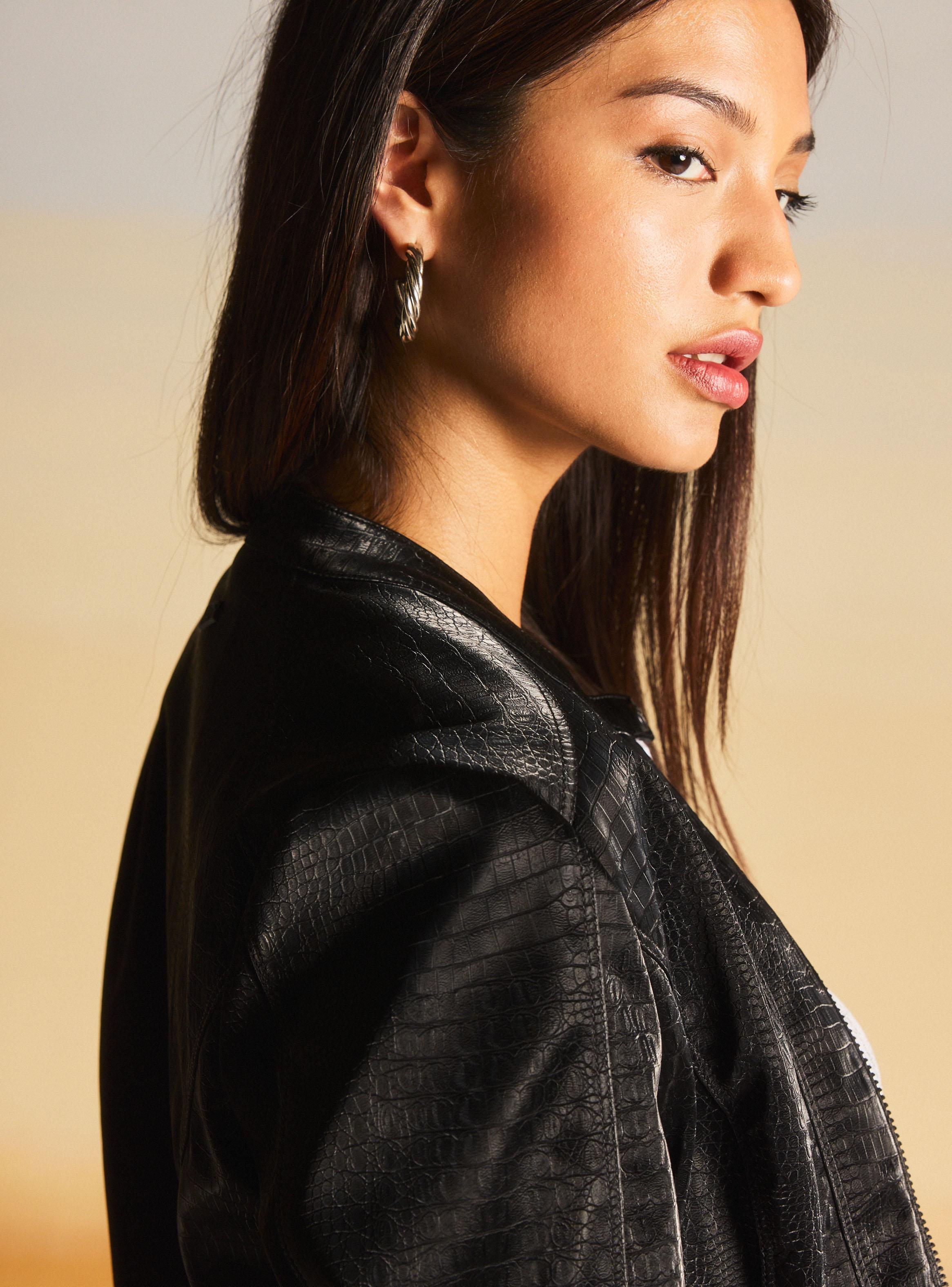 Chaqueta Textura Animal Print-3