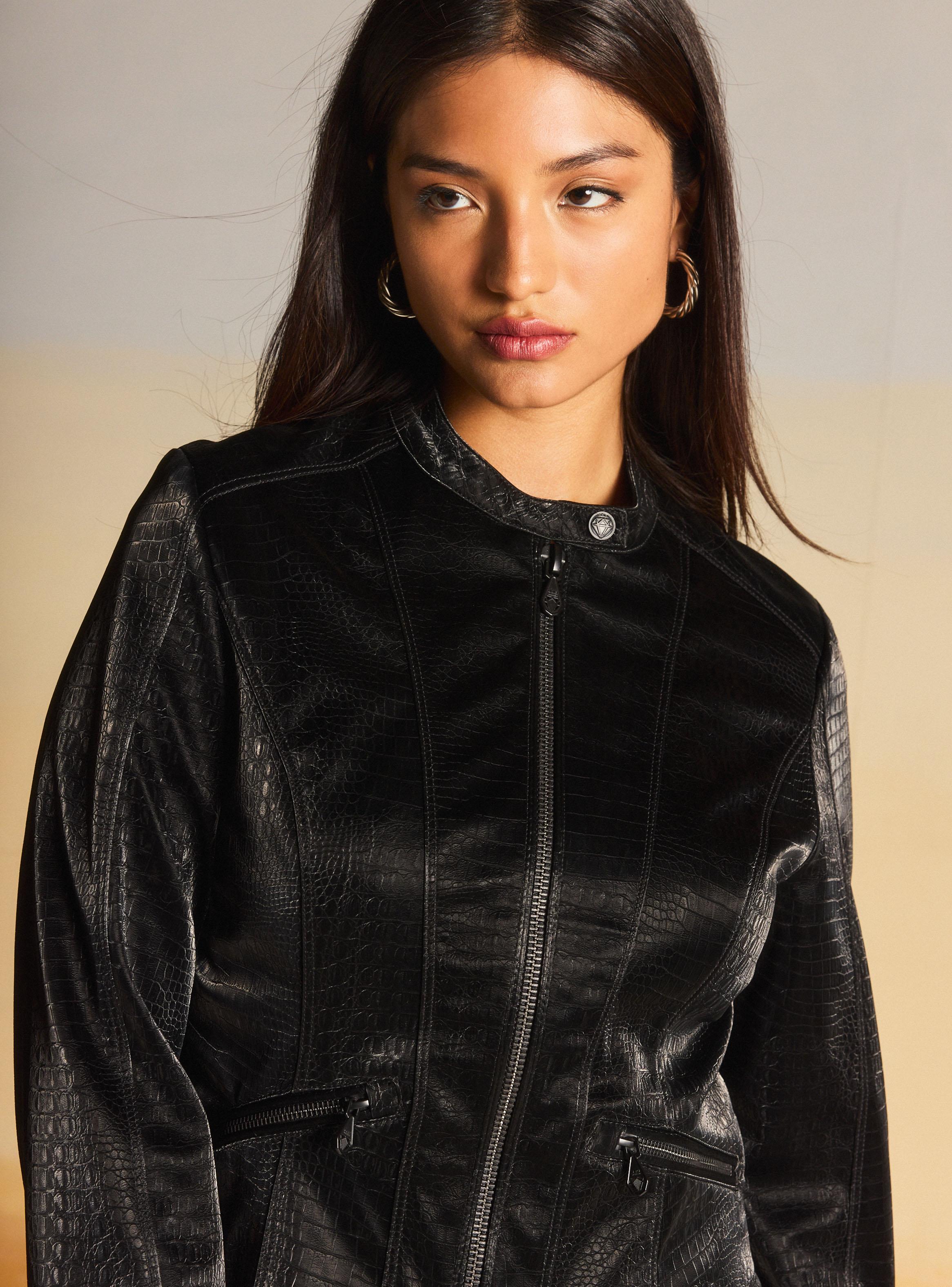 Chaqueta Textura Animal Print-2