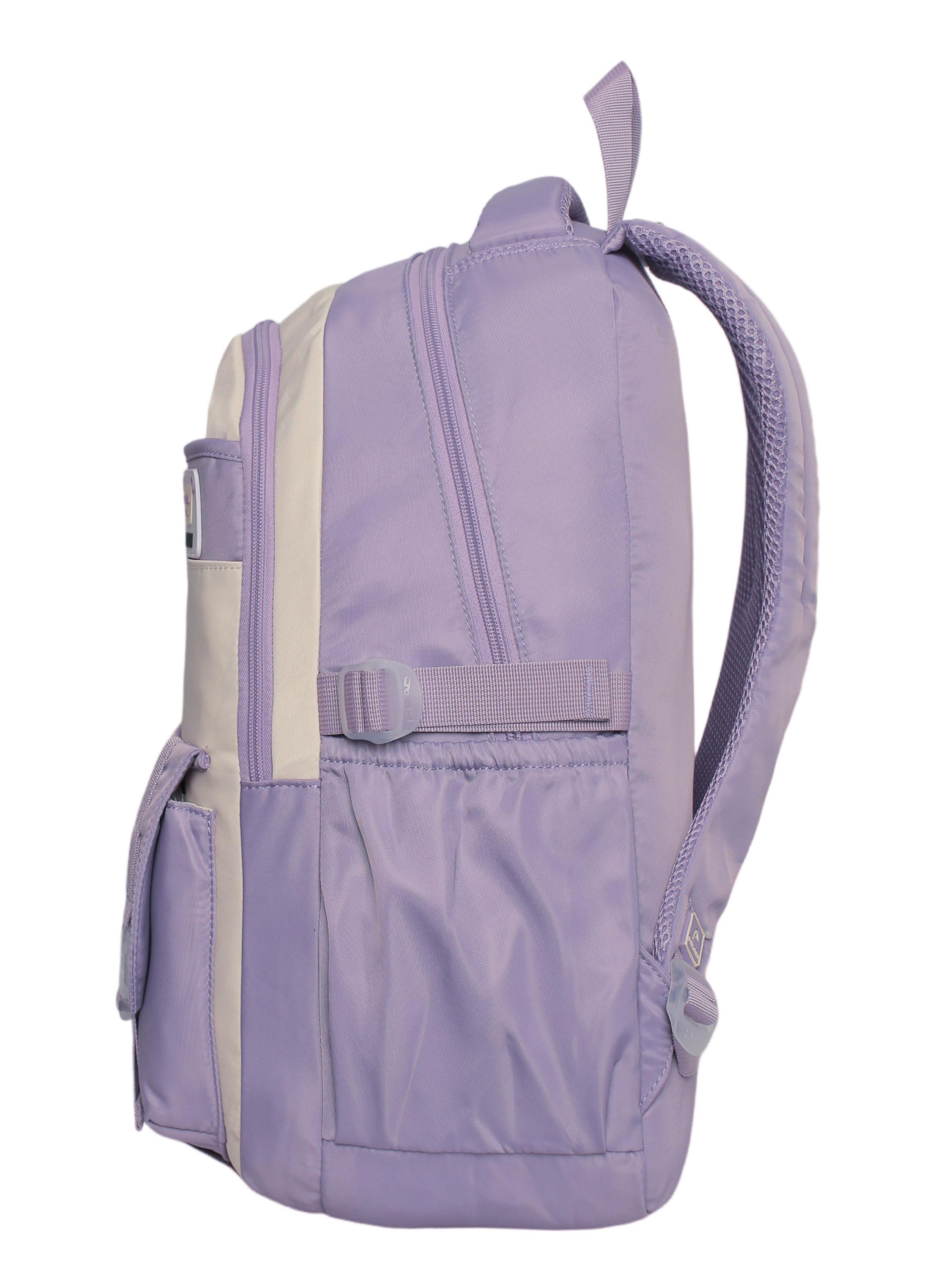 Mochila Venza Color Block Lila-2