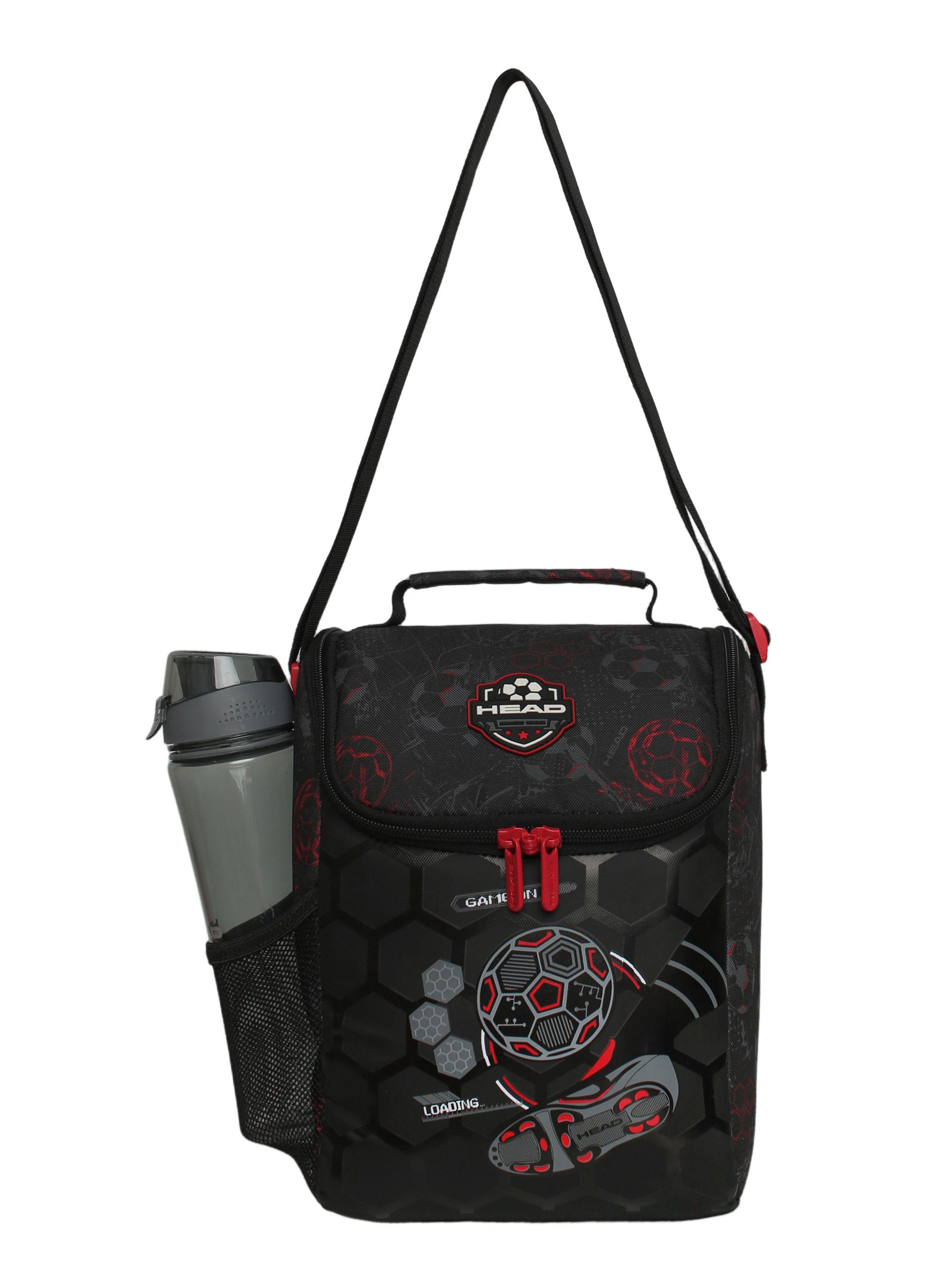 Lonchera Fresh infantil Soccer Negro-3