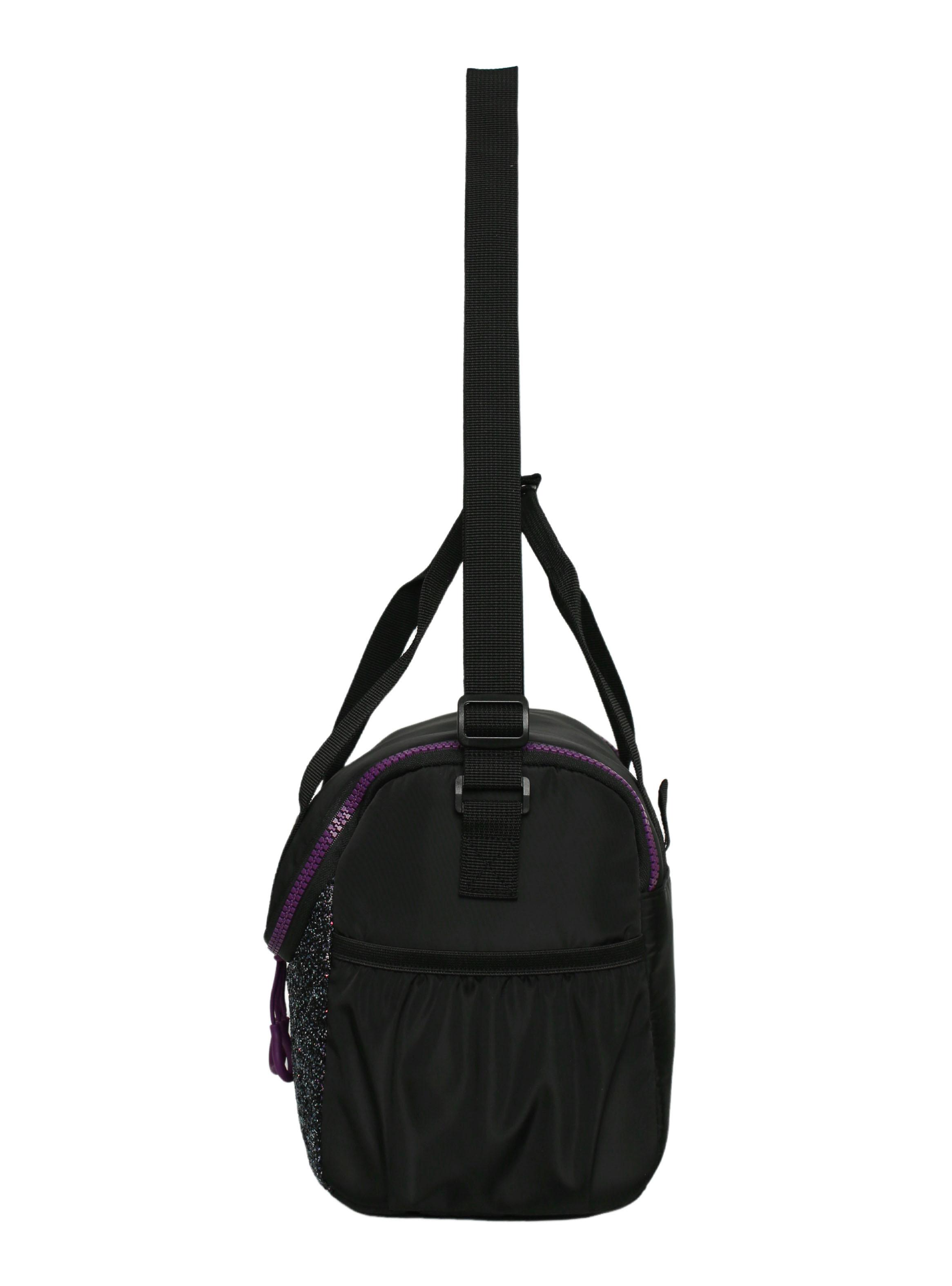 Lonchera Cartera Iceberg Glitter Negro-3