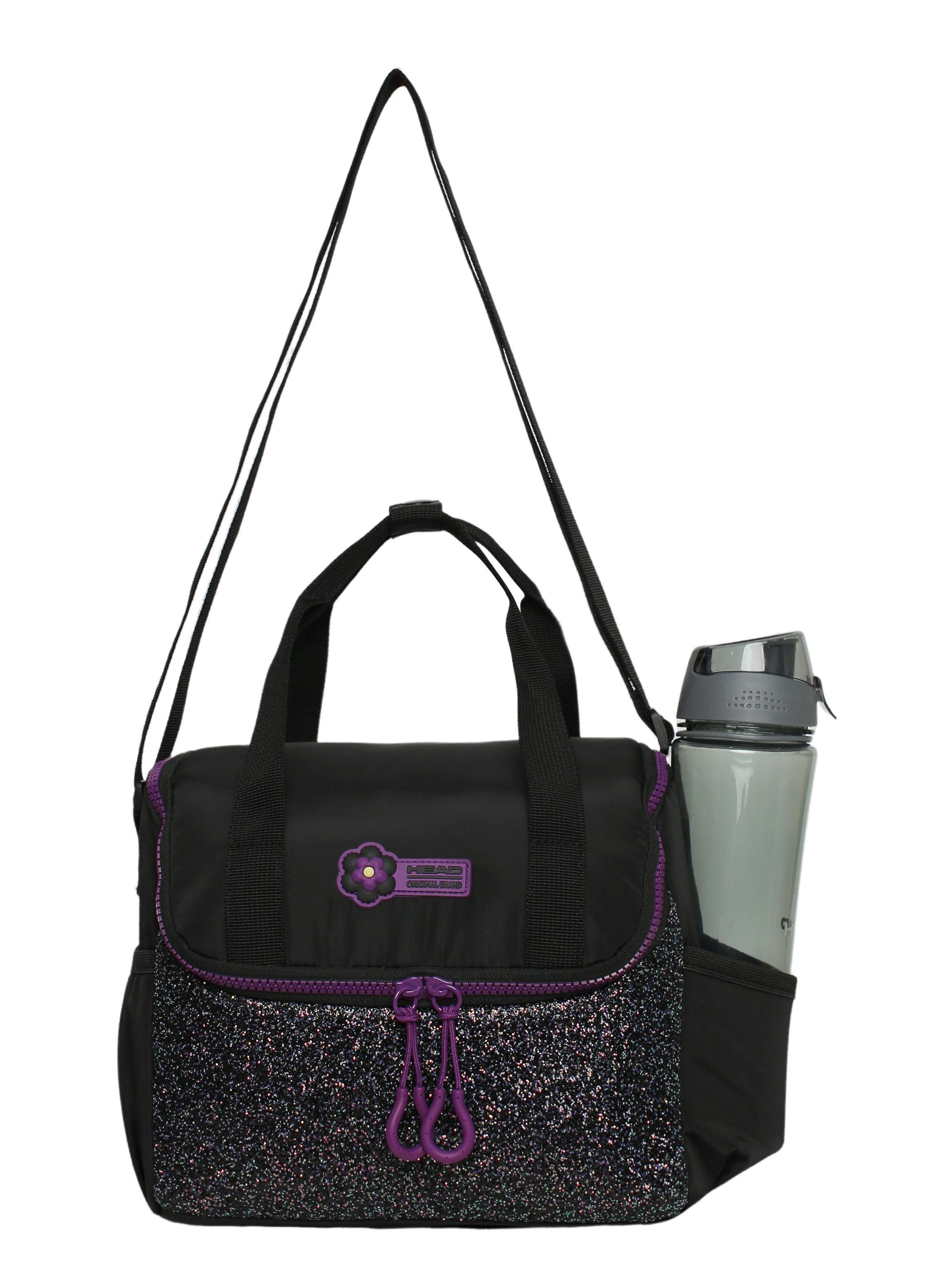 Lonchera Cartera Iceberg Glitter Negro-2