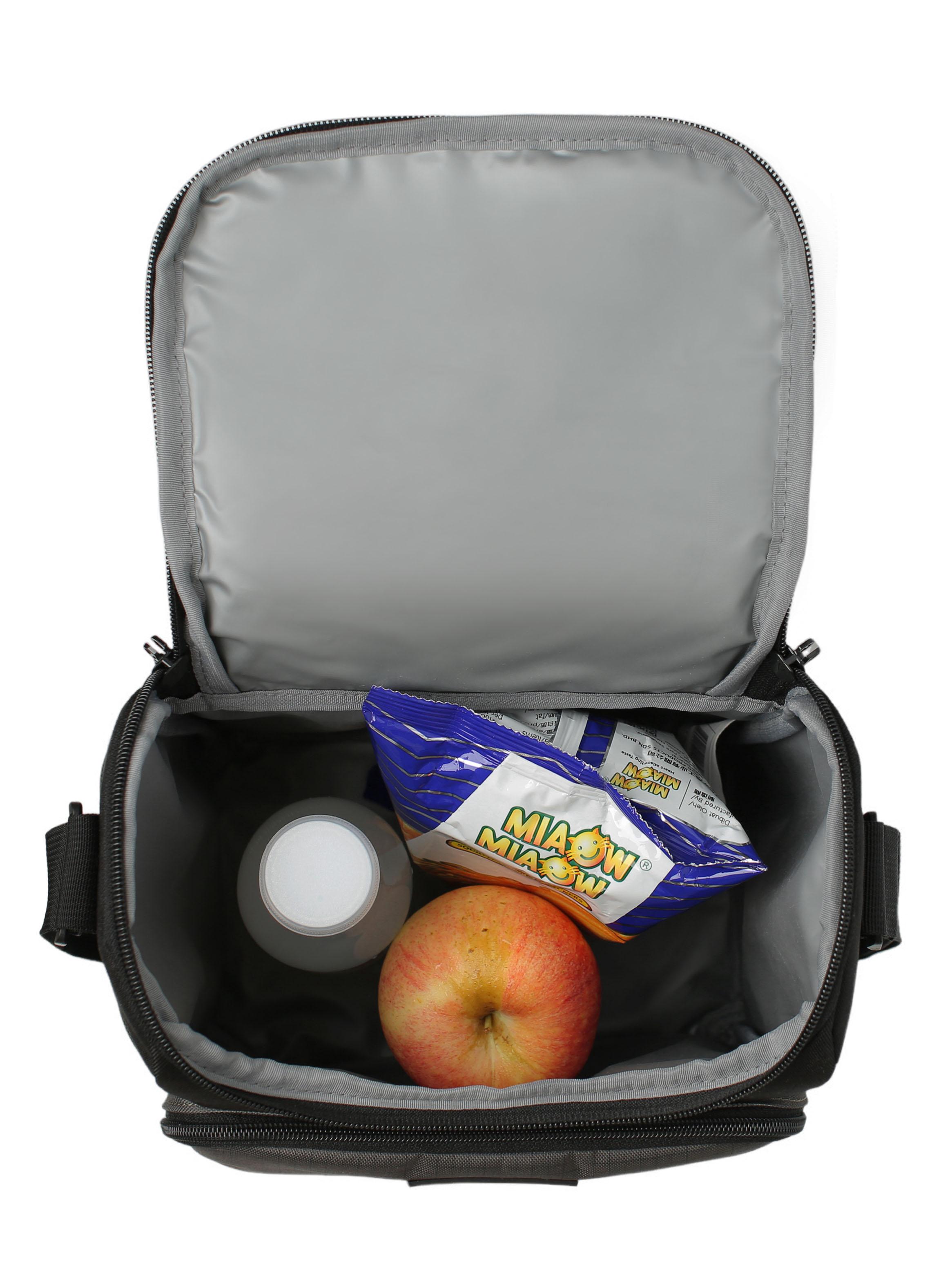 Lonchera Juvenil Freeze Cuadros Verde-4