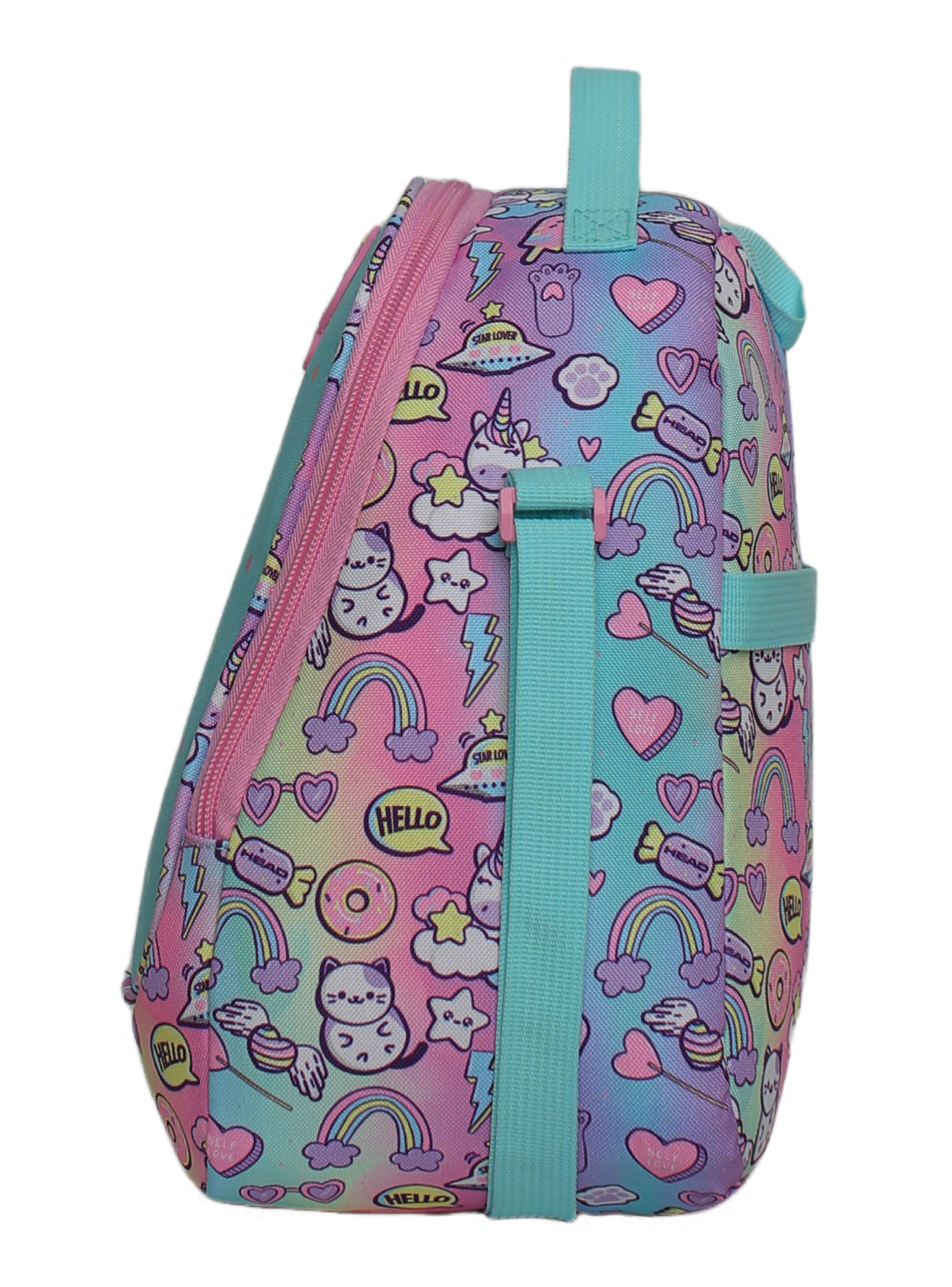 Lonchera Grey Infantil Unicornio Faded Multicolor-3