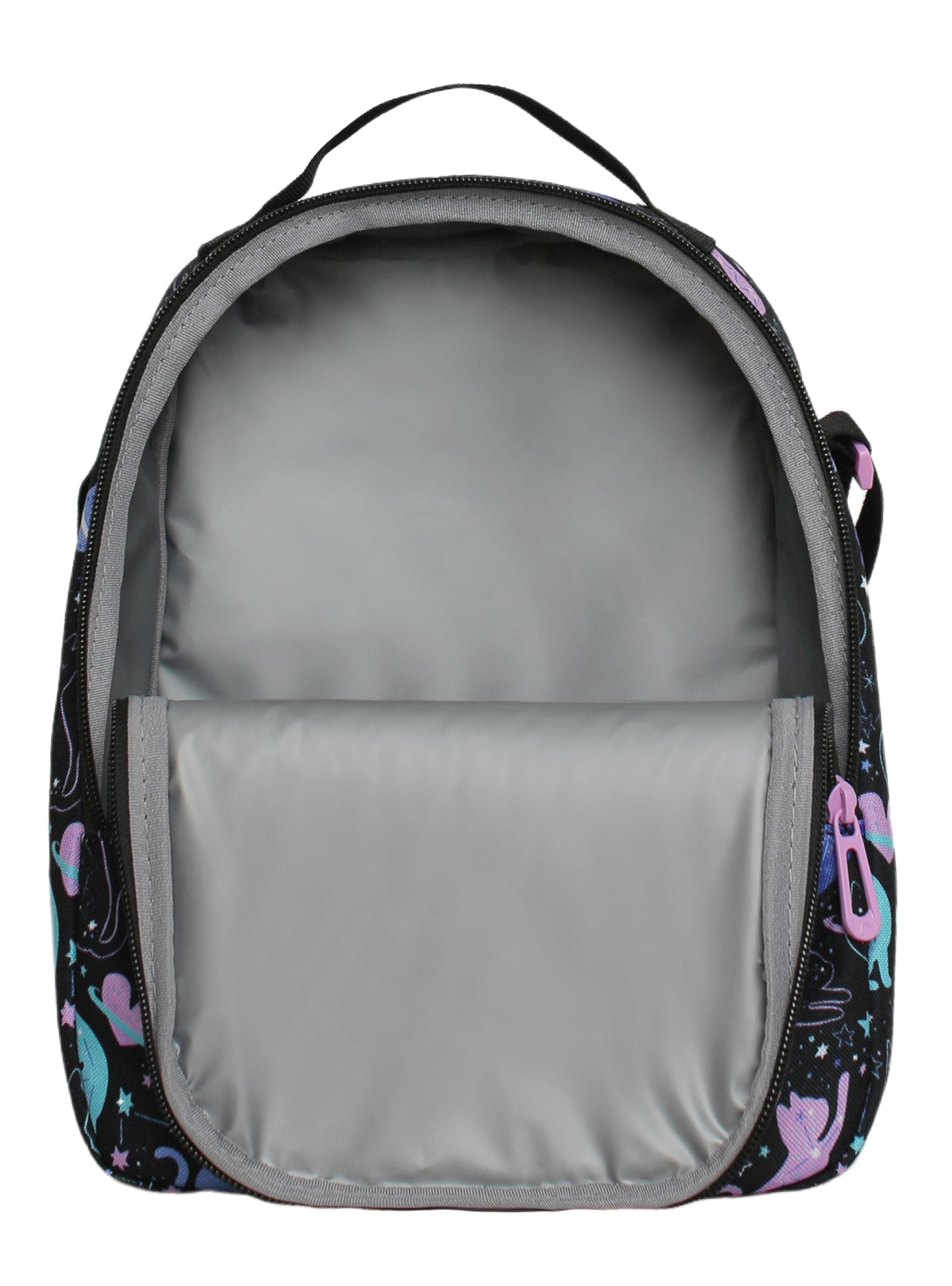 Lonchera Grey Infantil Space Cat Negro-4