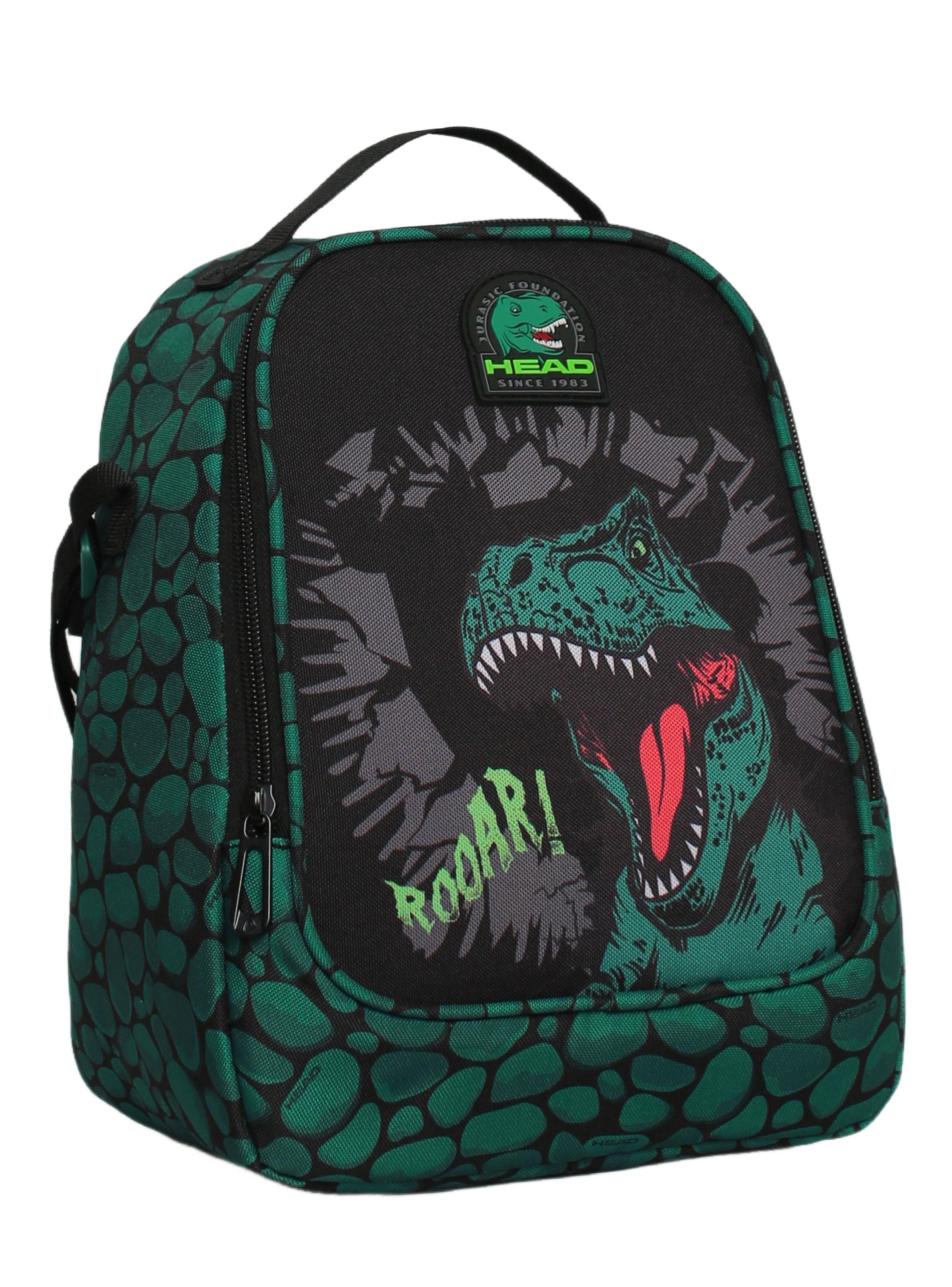 Lonchera Grey Infantil Dinosaurio Stone Verde-2