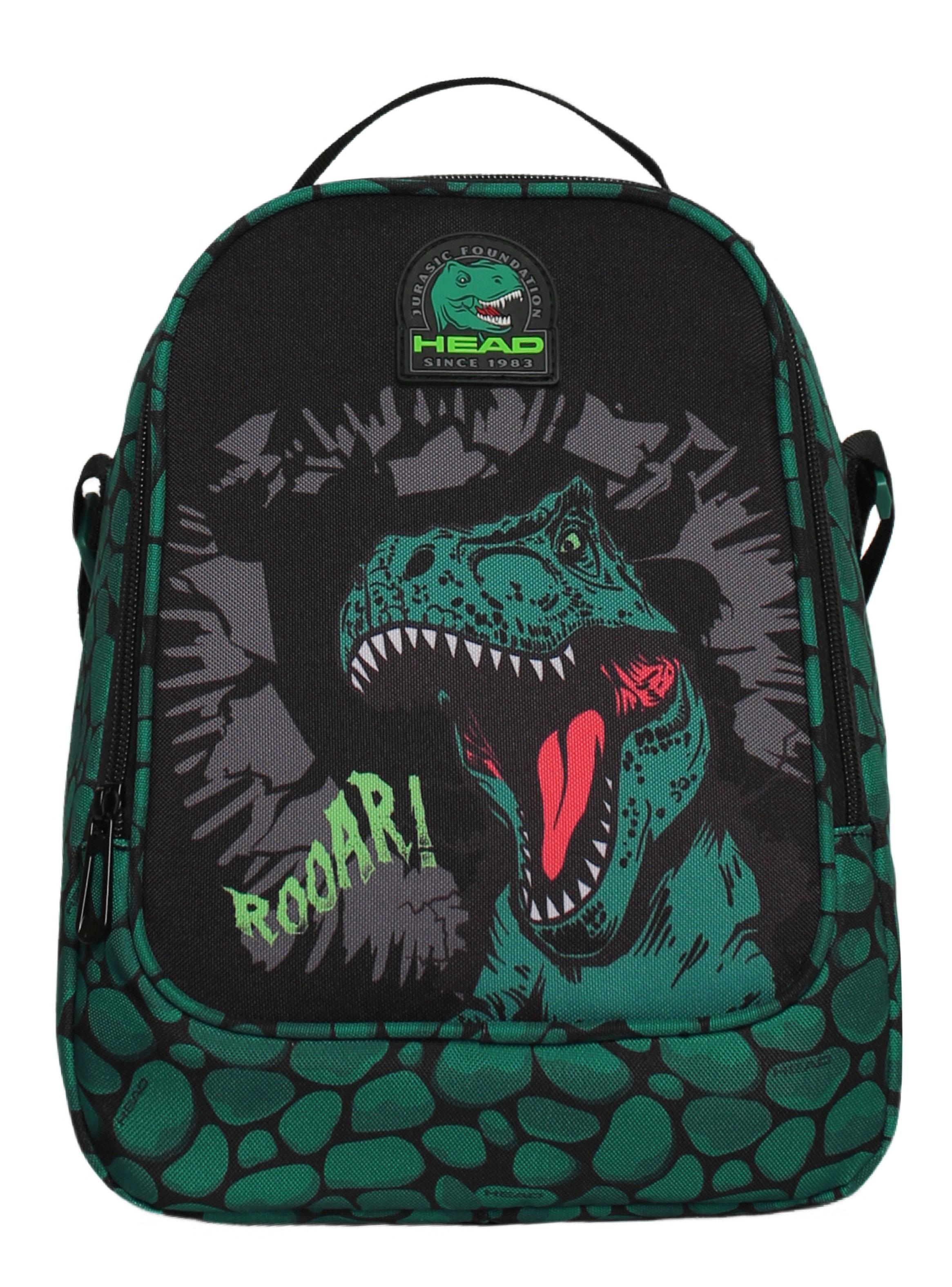 Lonchera Grey Infantil Dinosaurio Stone Verde-0