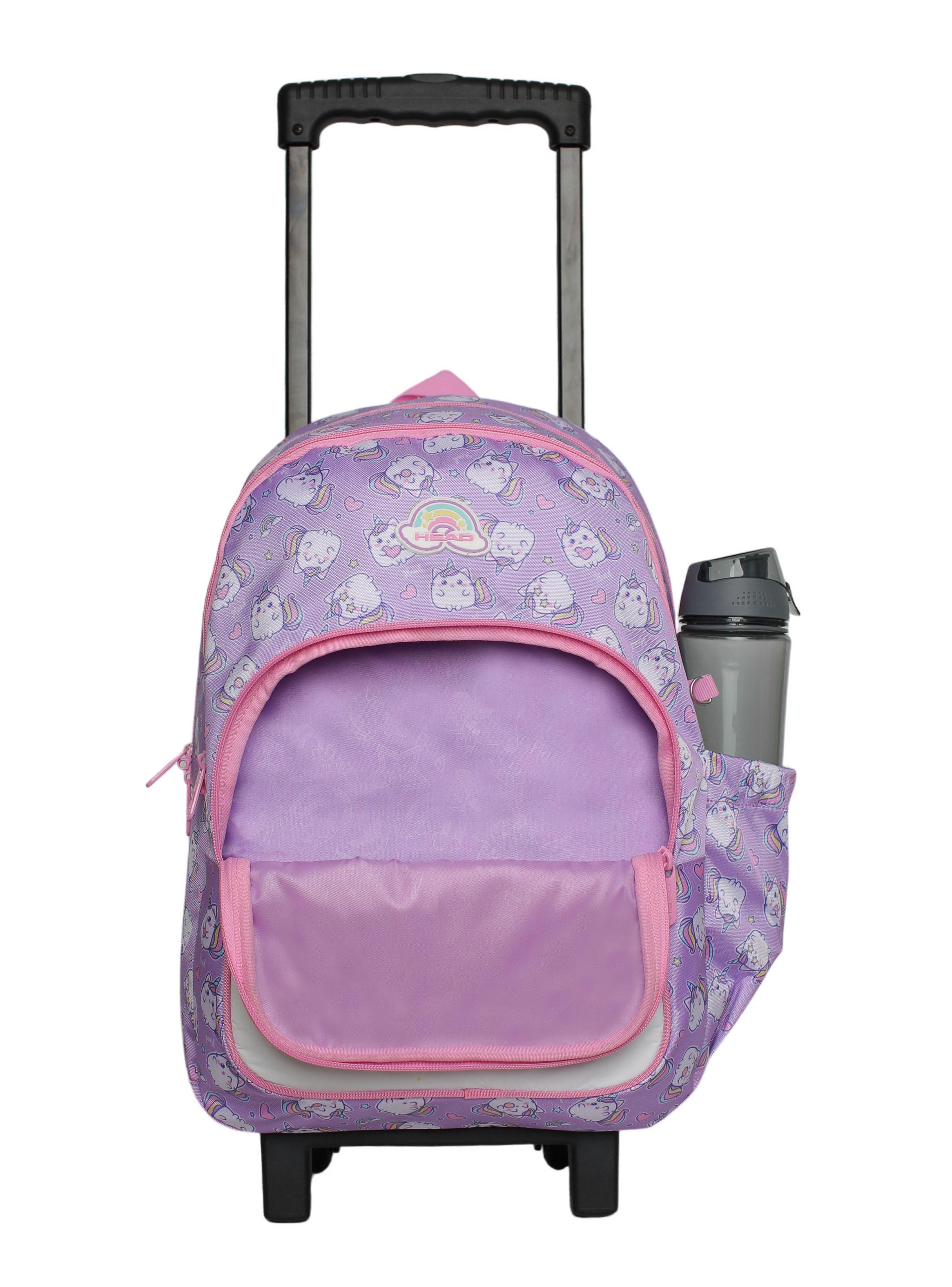 Mochila con Ruedas Infantil Chips Gaticornio Lila-4