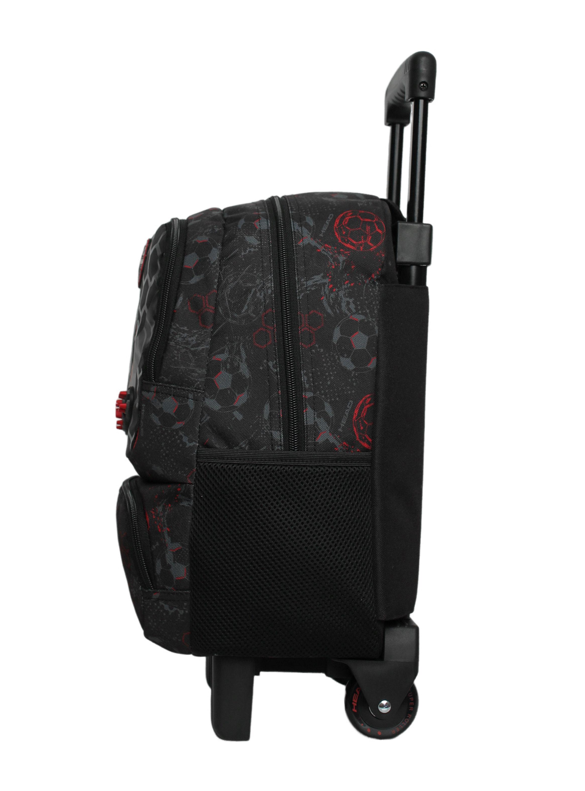 Mochila Carro Winner Infantil Soccer Negro-2