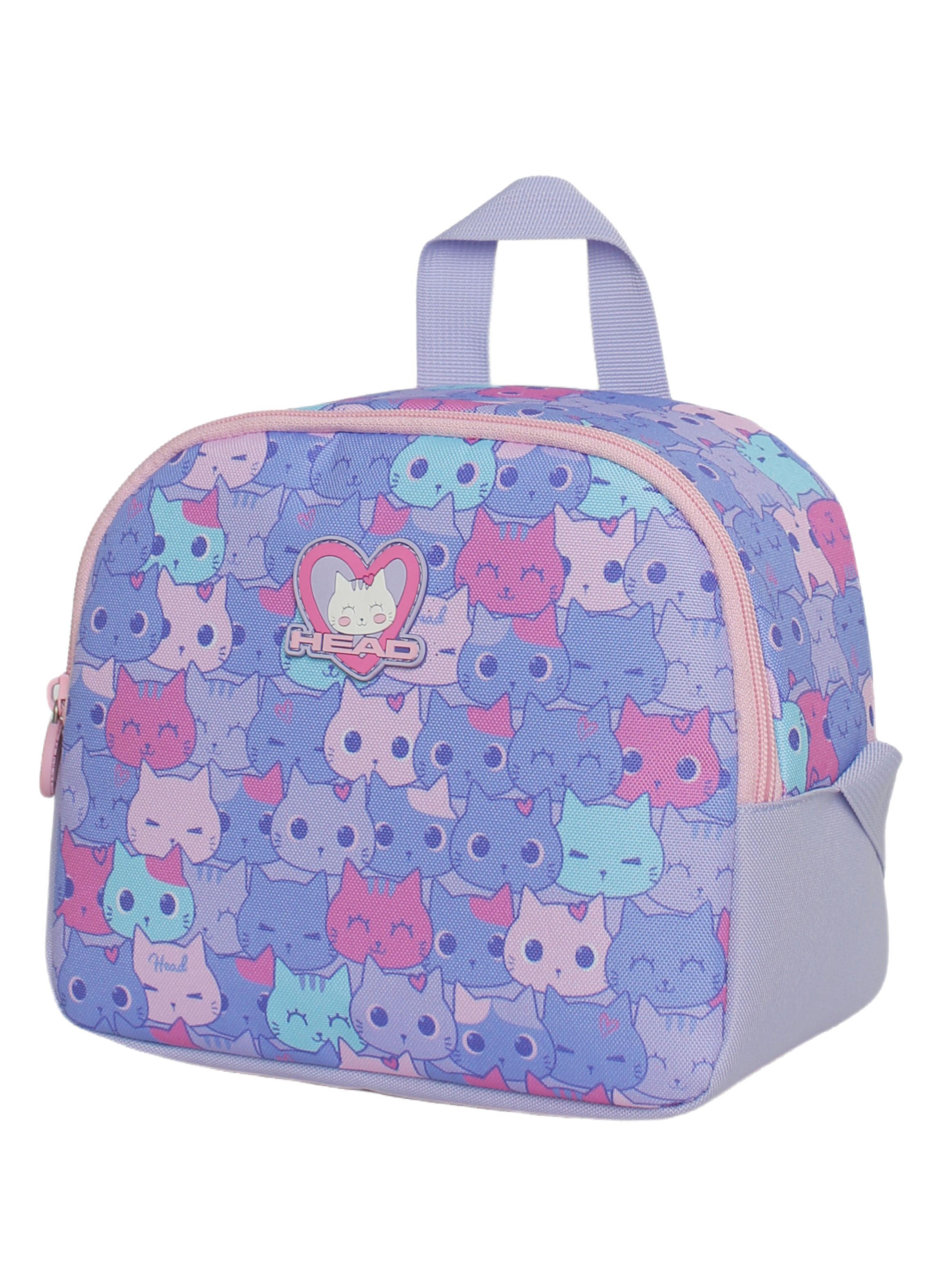 Pack Kids 3 Piezas Pre Escolar Meow Lila-2