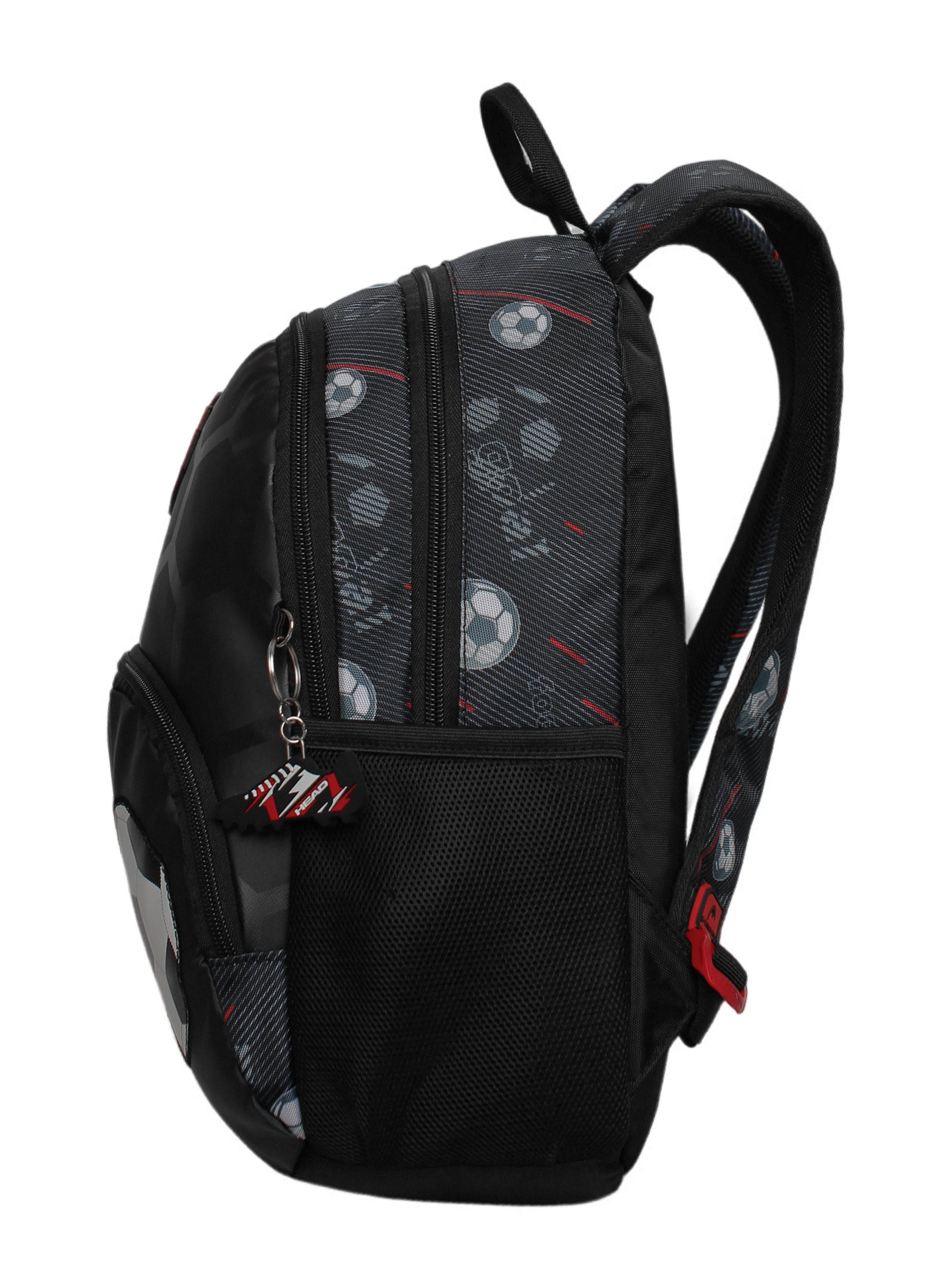 Mochila Gum Infantil Fútbol Negro-3