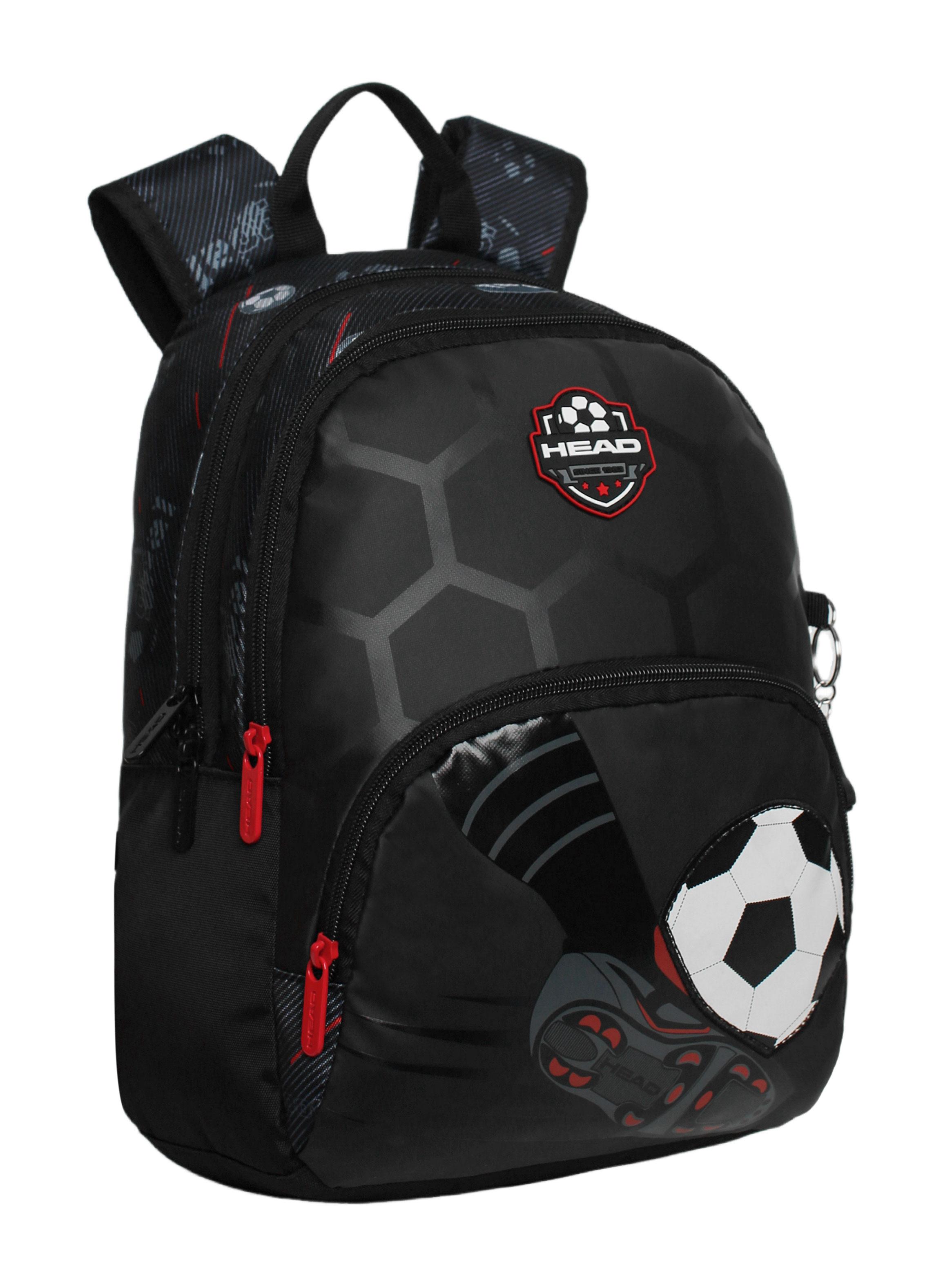 Mochila Gum Infantil Fútbol Negro-2